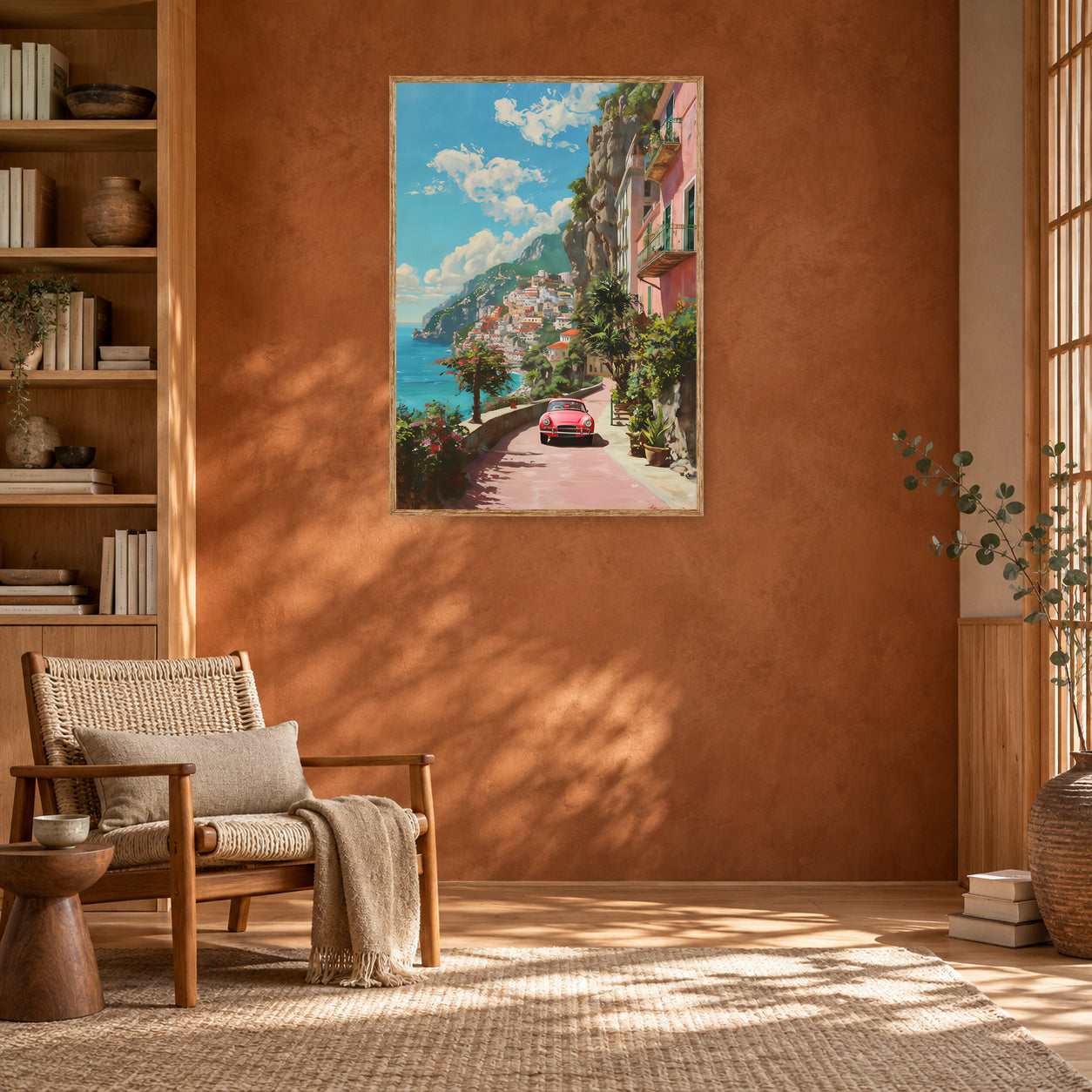 Ravello Amalfi Coast Wall Art Print room mockup 2