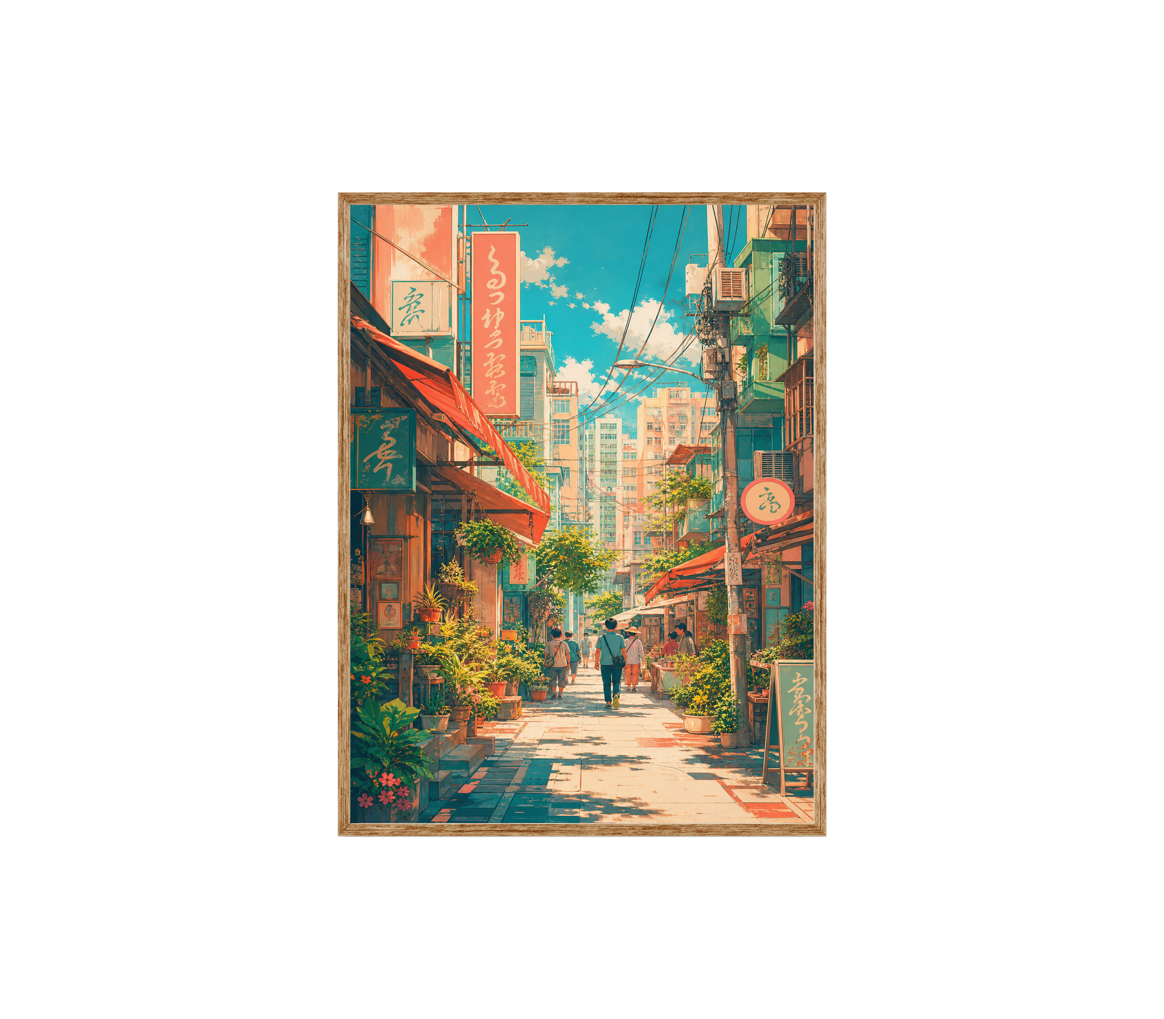 Nakameguro Tokyo Afternoon Shopping Street Wall Art Print-thumbmail-6
