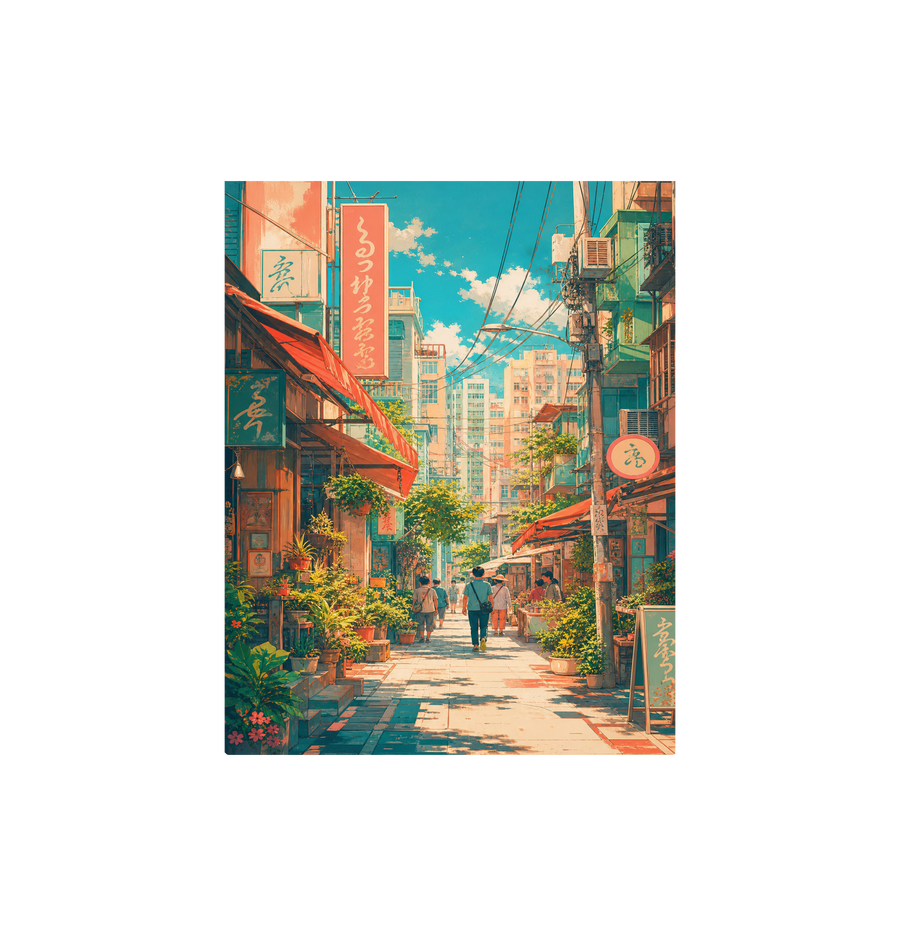 Nakameguro Tokyo Afternoon Shopping Street Wall Art Print
