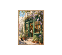 Notting Hill Wisteria Bookstore Wall Art Print poster original preview