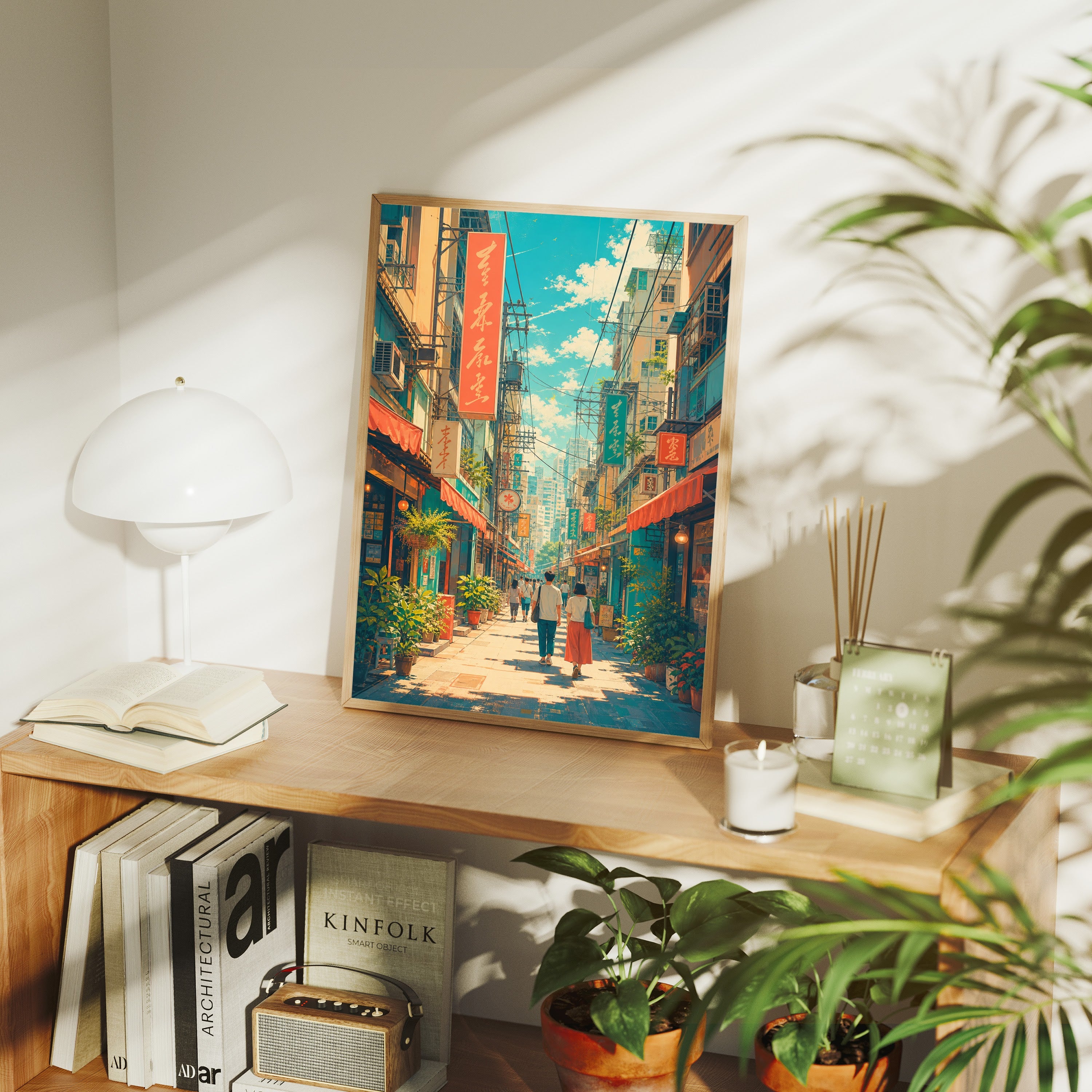 Kichijoji Tokyo Sunny Shopping Street Wall Art Print-thumbmail-7