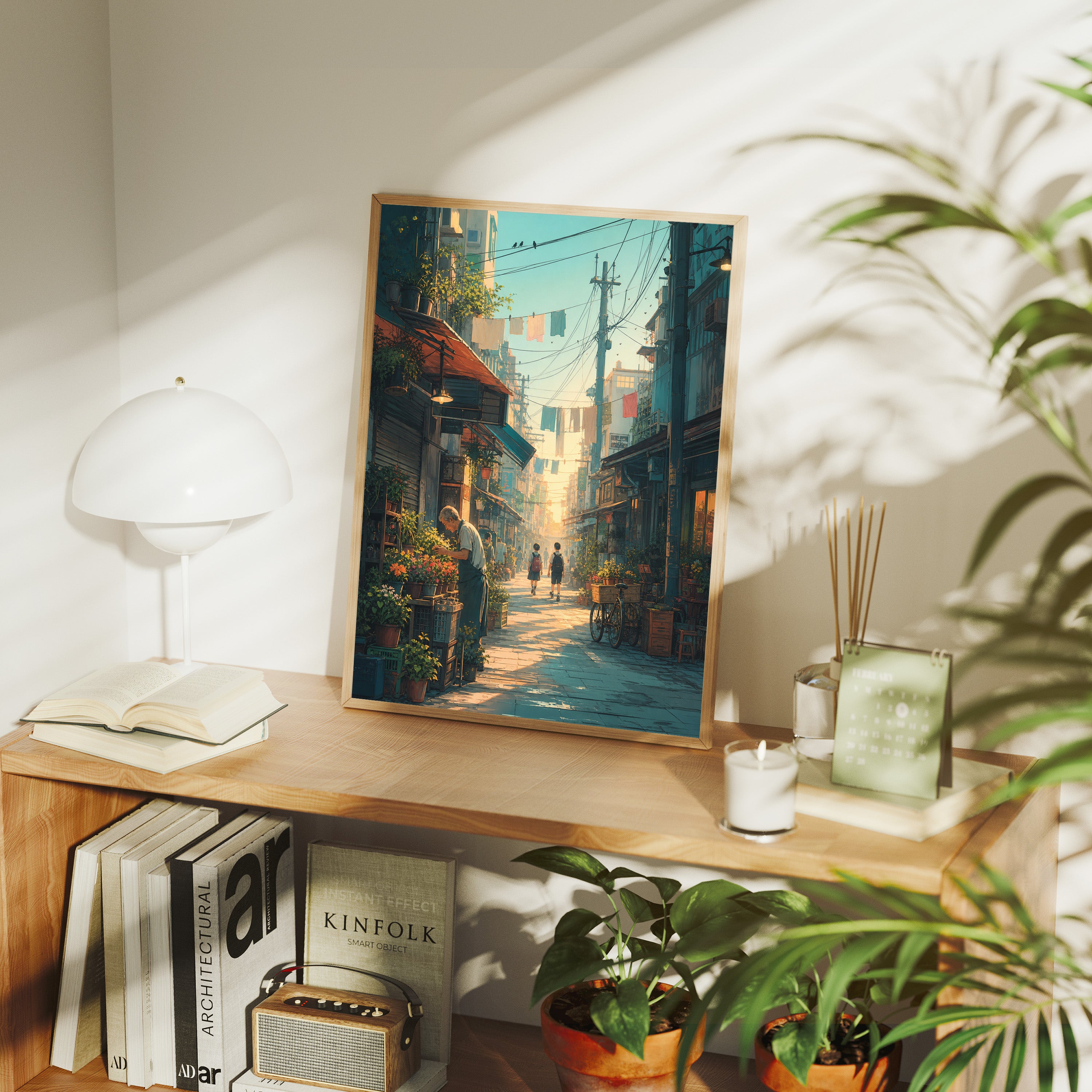 Yanaka Tokyo Morning Alley Wall Art Print-thumbmail-7