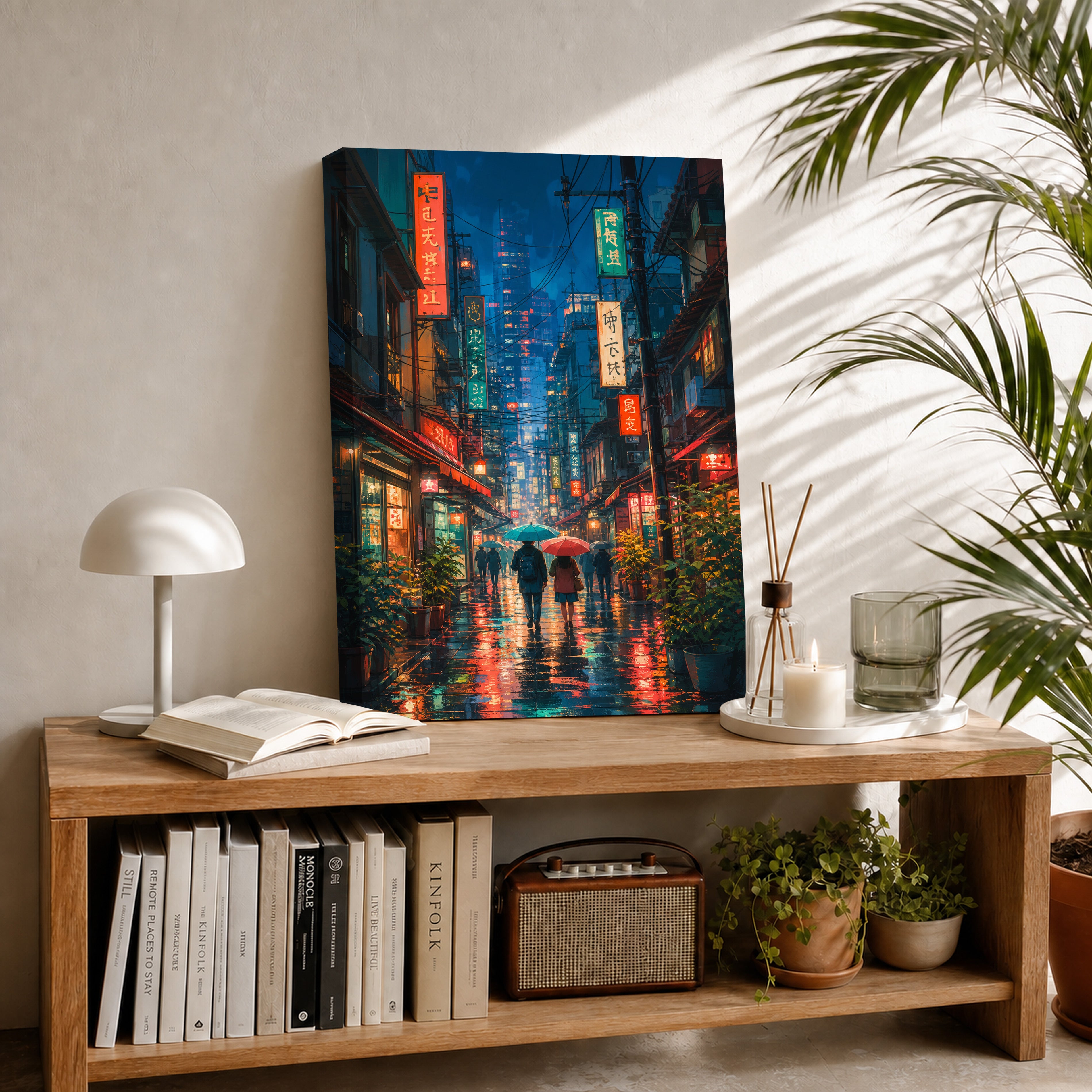 Nakano Tokyo Flower Shopping Street Wall Art Print-thumbmail-2