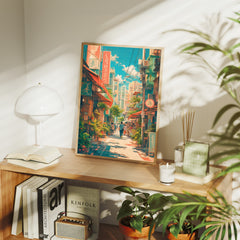 Nakameguro Tokyo Afternoon Shopping Street Wall Art Print