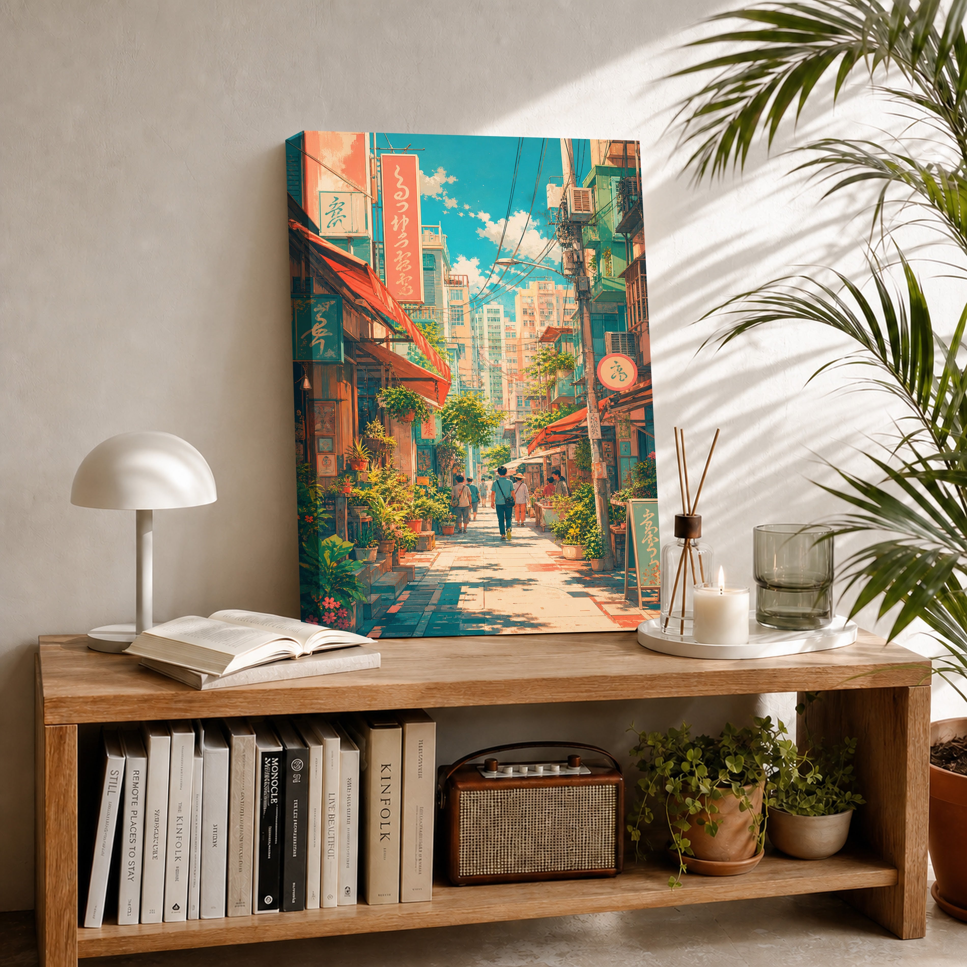 Nakameguro Tokyo Afternoon Shopping Street Wall Art Print-thumbmail-2
