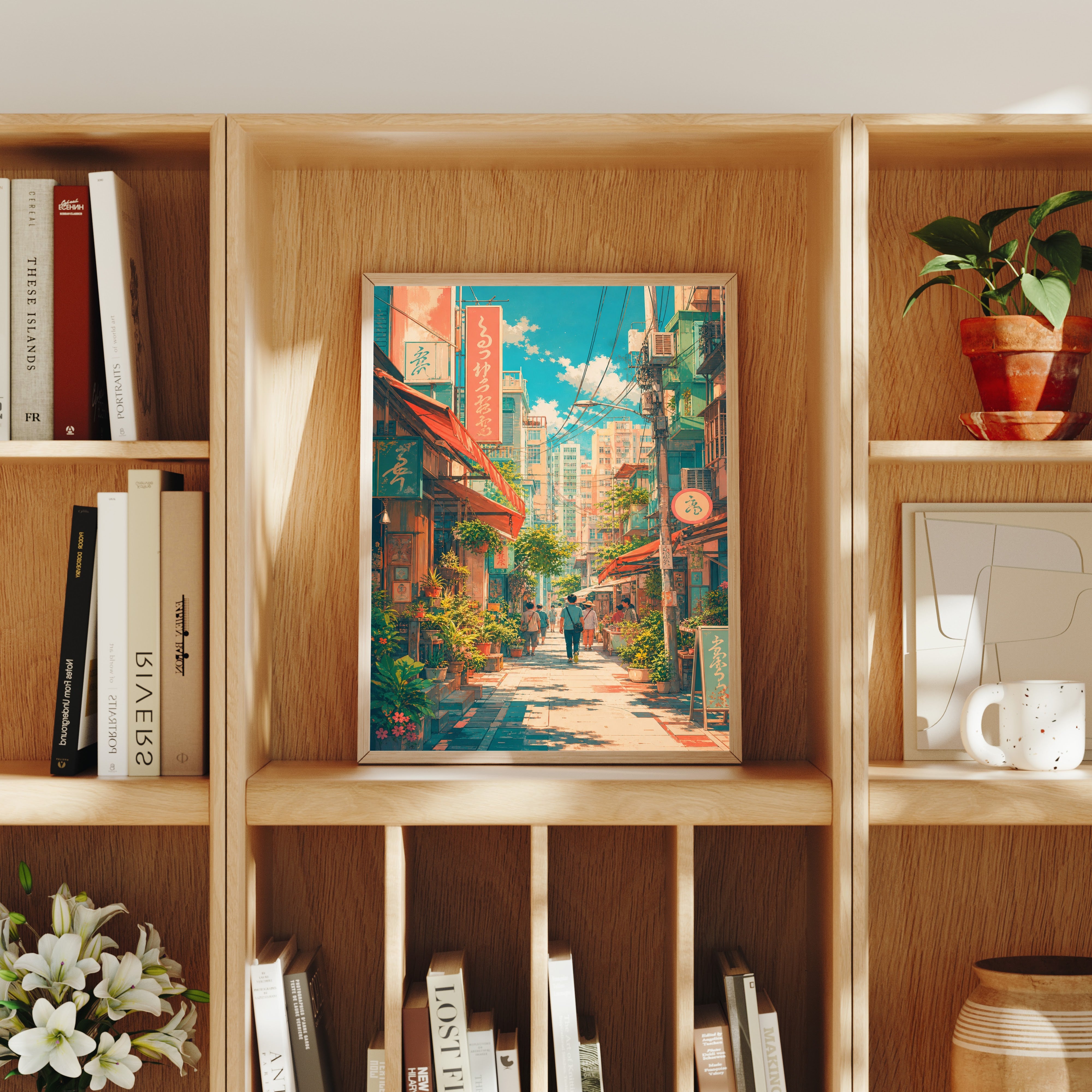 Nakameguro Tokyo Afternoon Shopping Street Wall Art Print-thumbmail-8