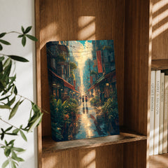 Mong Kok Sun Shower Market Street Wall Art Print