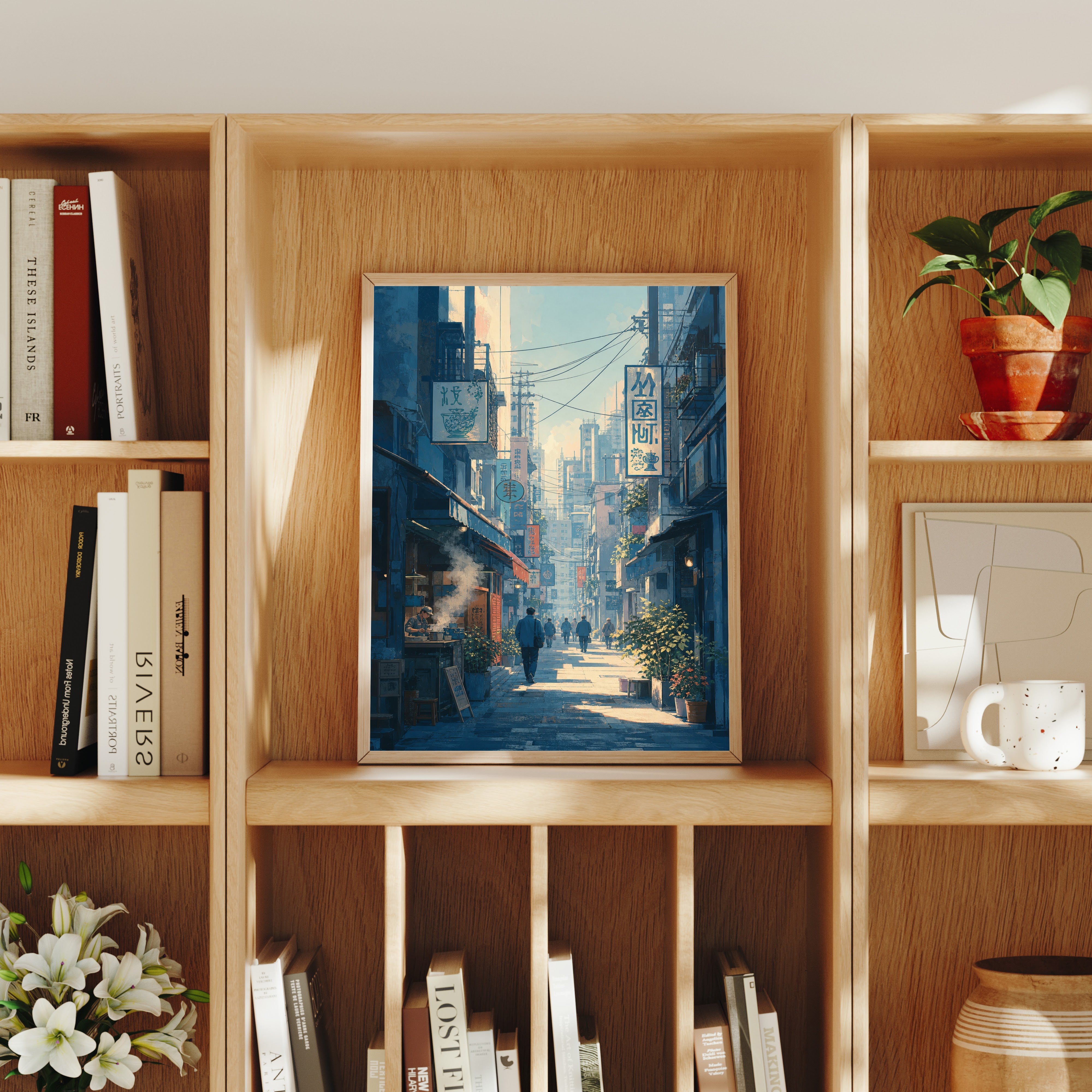 Kanda Tokyo Morning Alley Wall Art Print-thumbmail-8