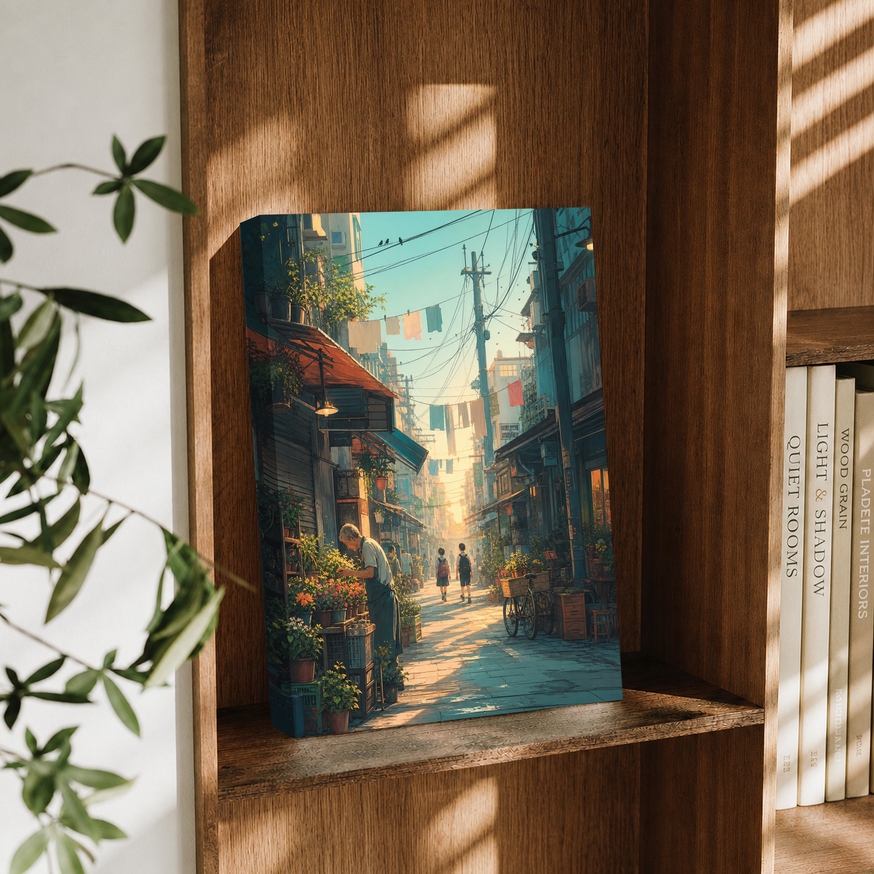 Yanaka Tokyo Morning Alley Wall Art Print-thumbmail-3