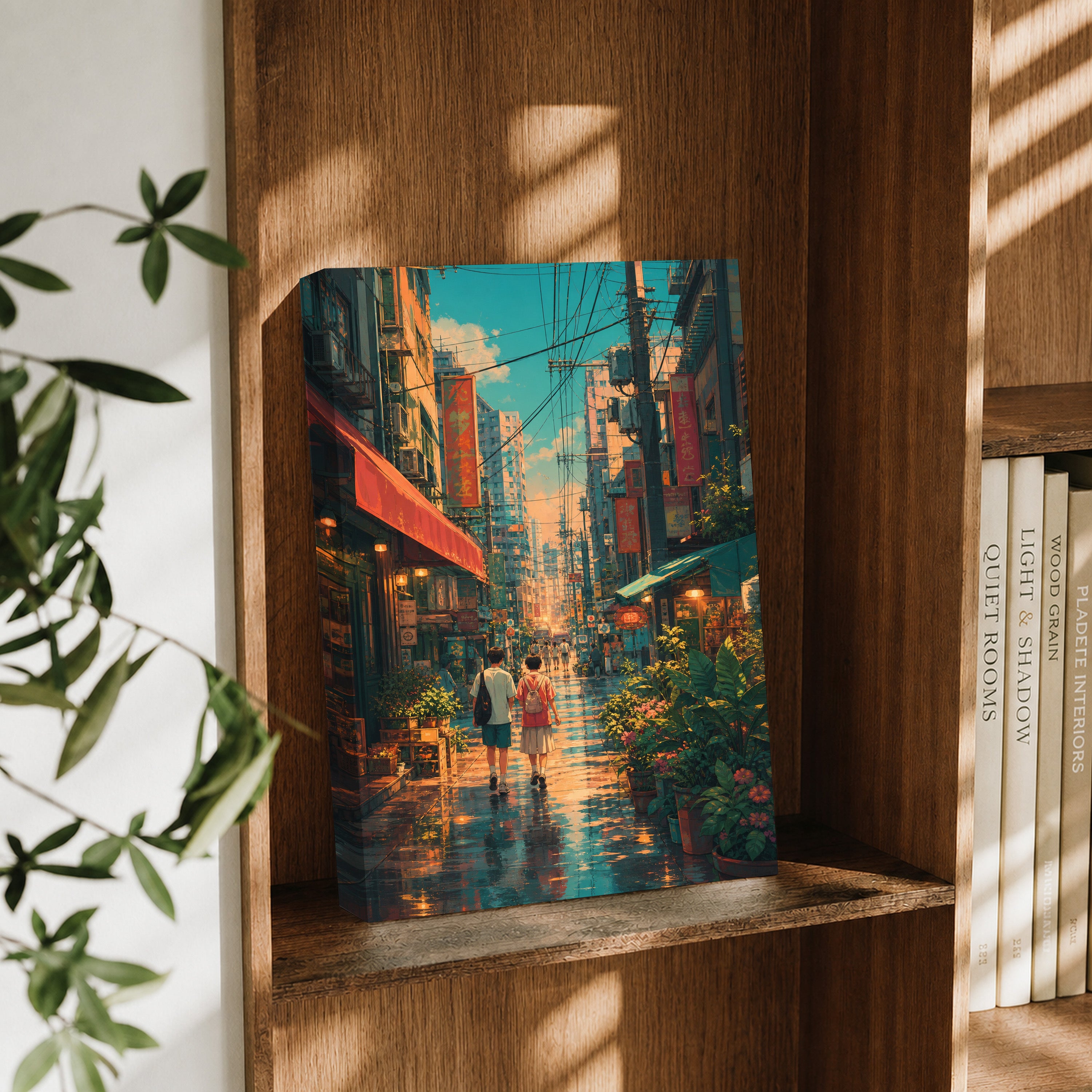 Sham Shui Po Rainy Market Street Wall Art Print-thumbmail-3