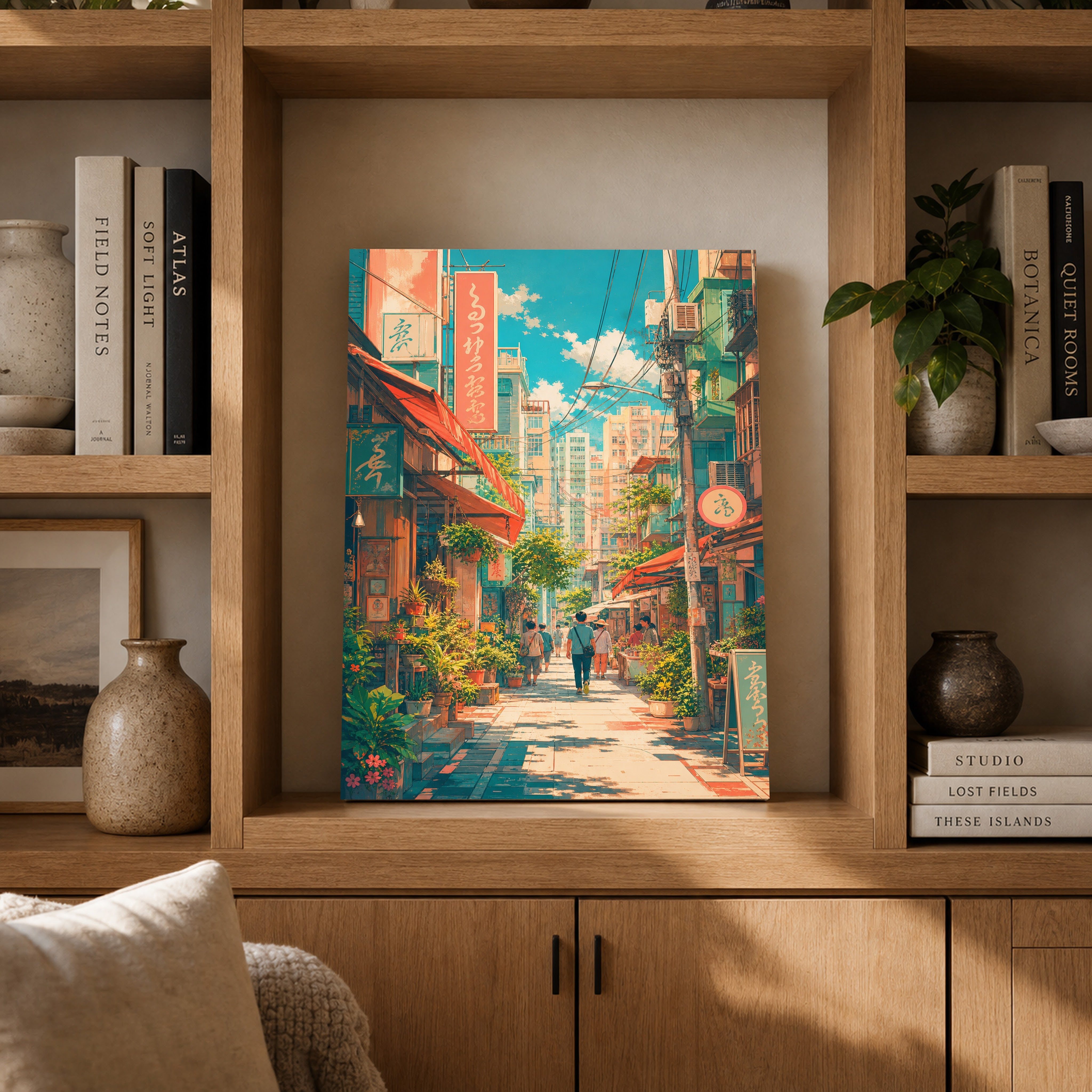 Nakameguro Tokyo Afternoon Shopping Street Wall Art Print-thumbmail-4