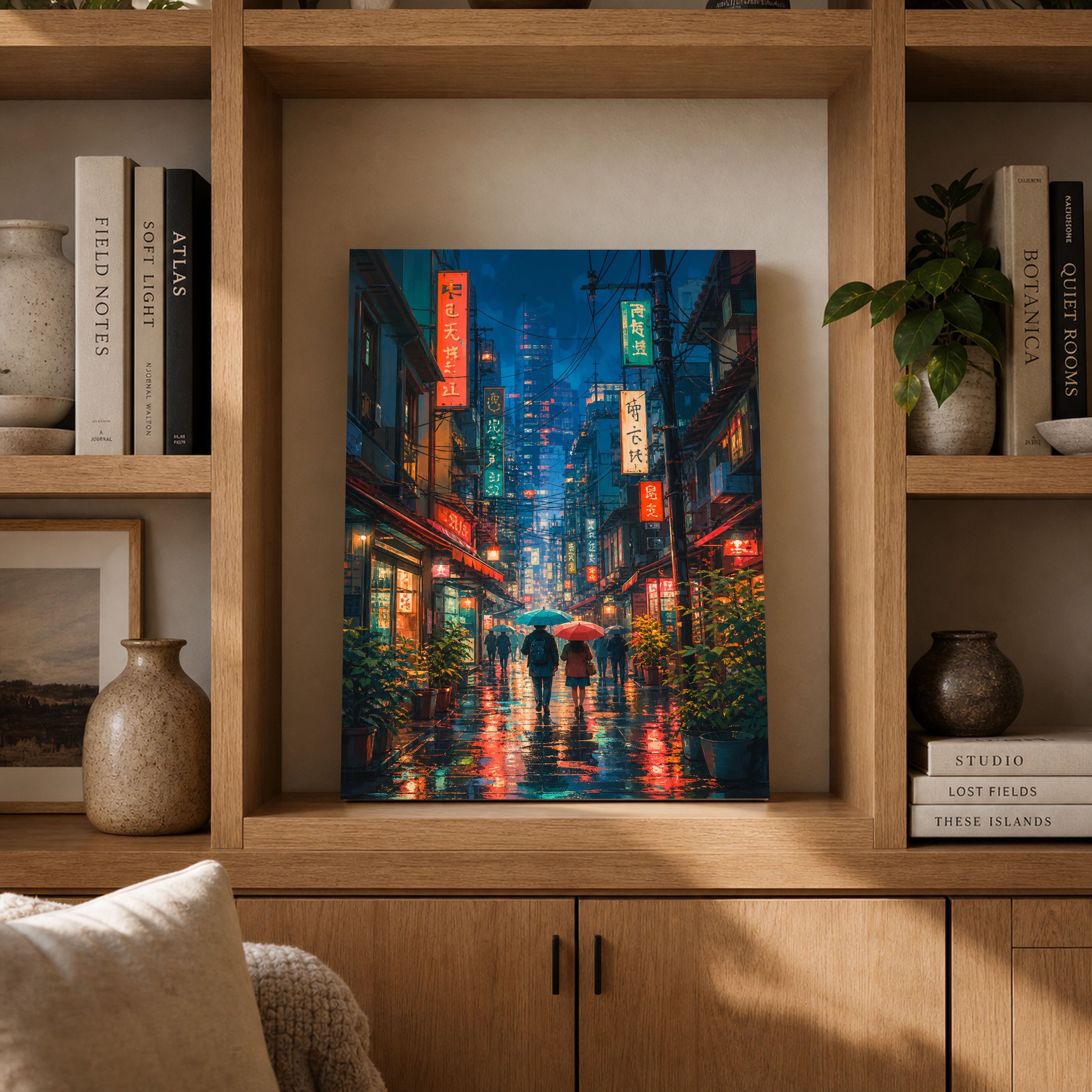 Nakano Tokyo Flower Shopping Street Wall Art Print-thumbmail-4