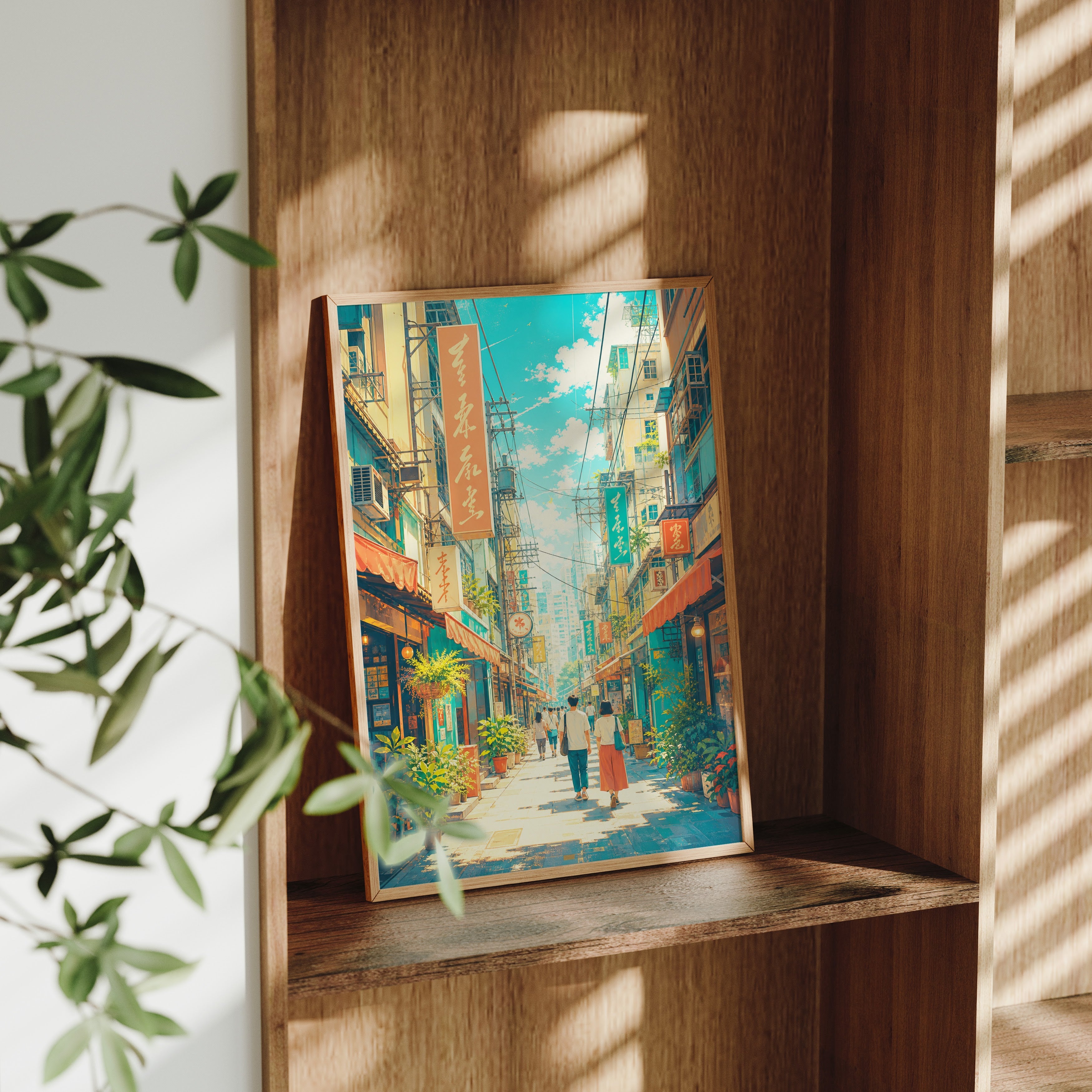 Kichijoji Tokyo Sunny Shopping Street Wall Art Print-thumbmail-9