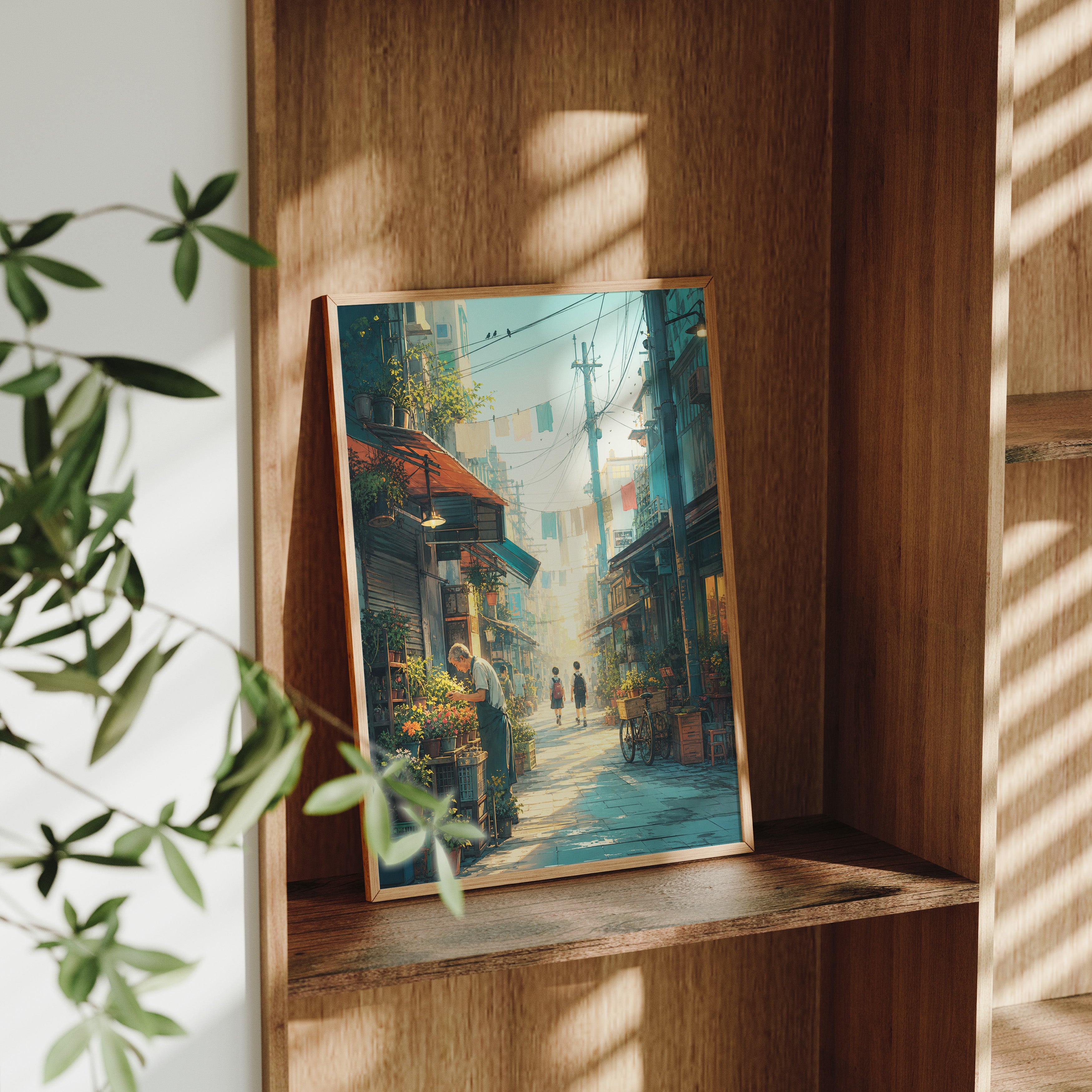 Yanaka Tokyo Morning Alley Wall Art Print-thumbmail-9