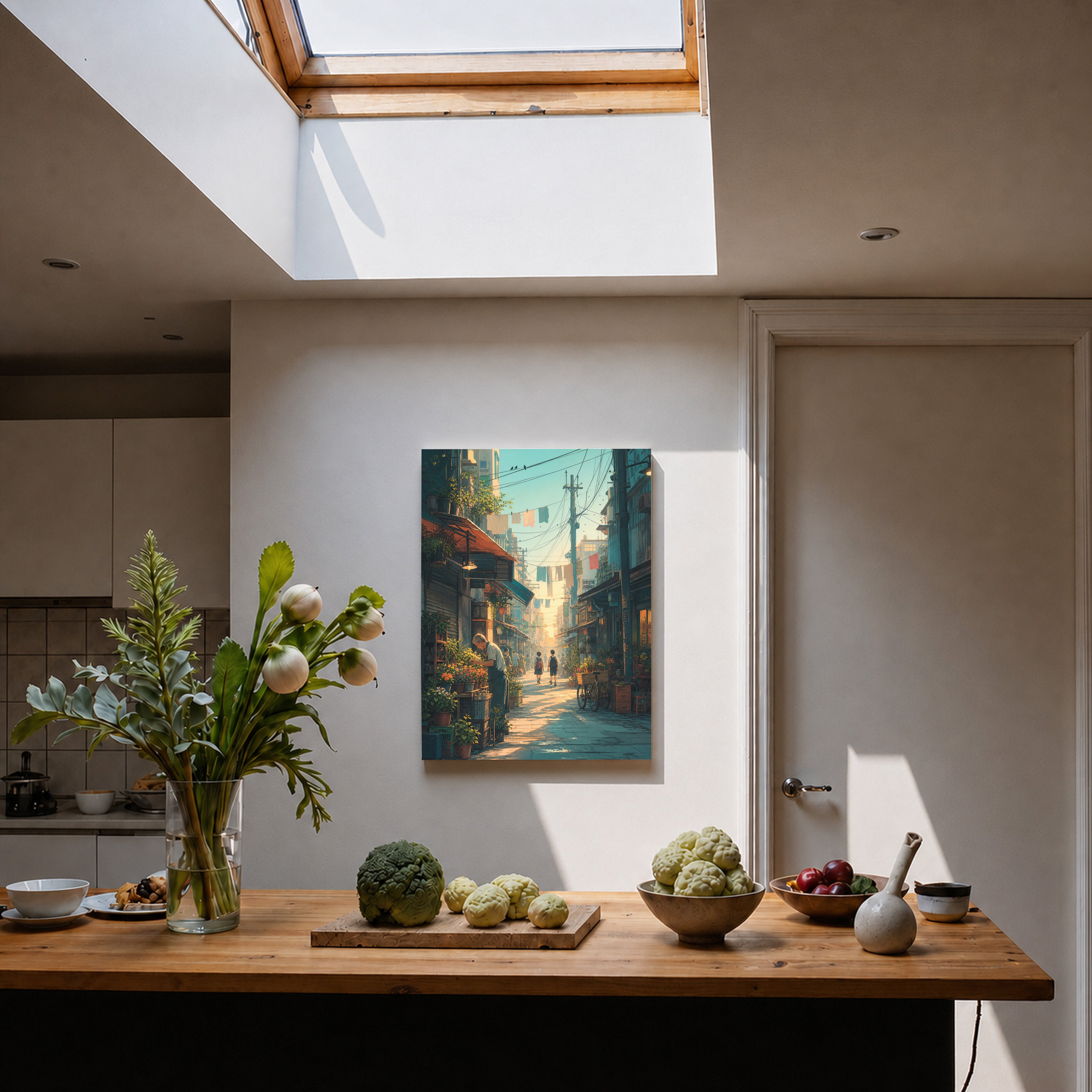 Yanaka Tokyo Morning Alley Wall Art Print-thumbmail-5