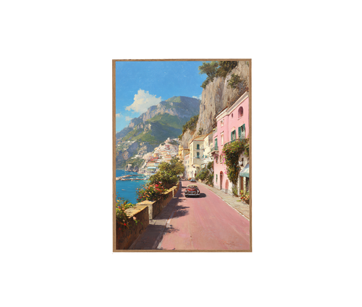 Praiano Amalfi Coast Wall Art Print