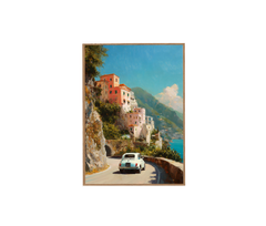 Positano Amalfi Coast Wall Art Print poster original preview
