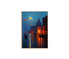 San Marco Venice Canal Wall Art Print poster original preview