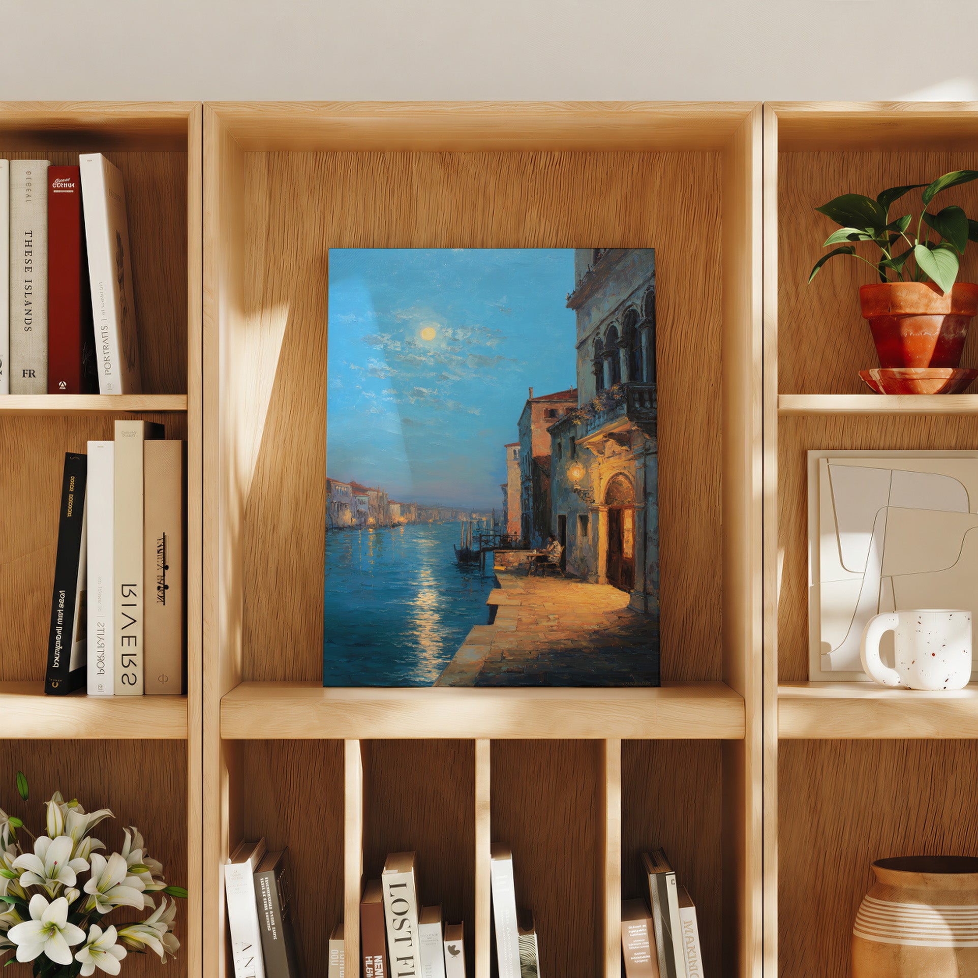 Fondamenta Burano Venetian travel art print product preview by Seji Art
