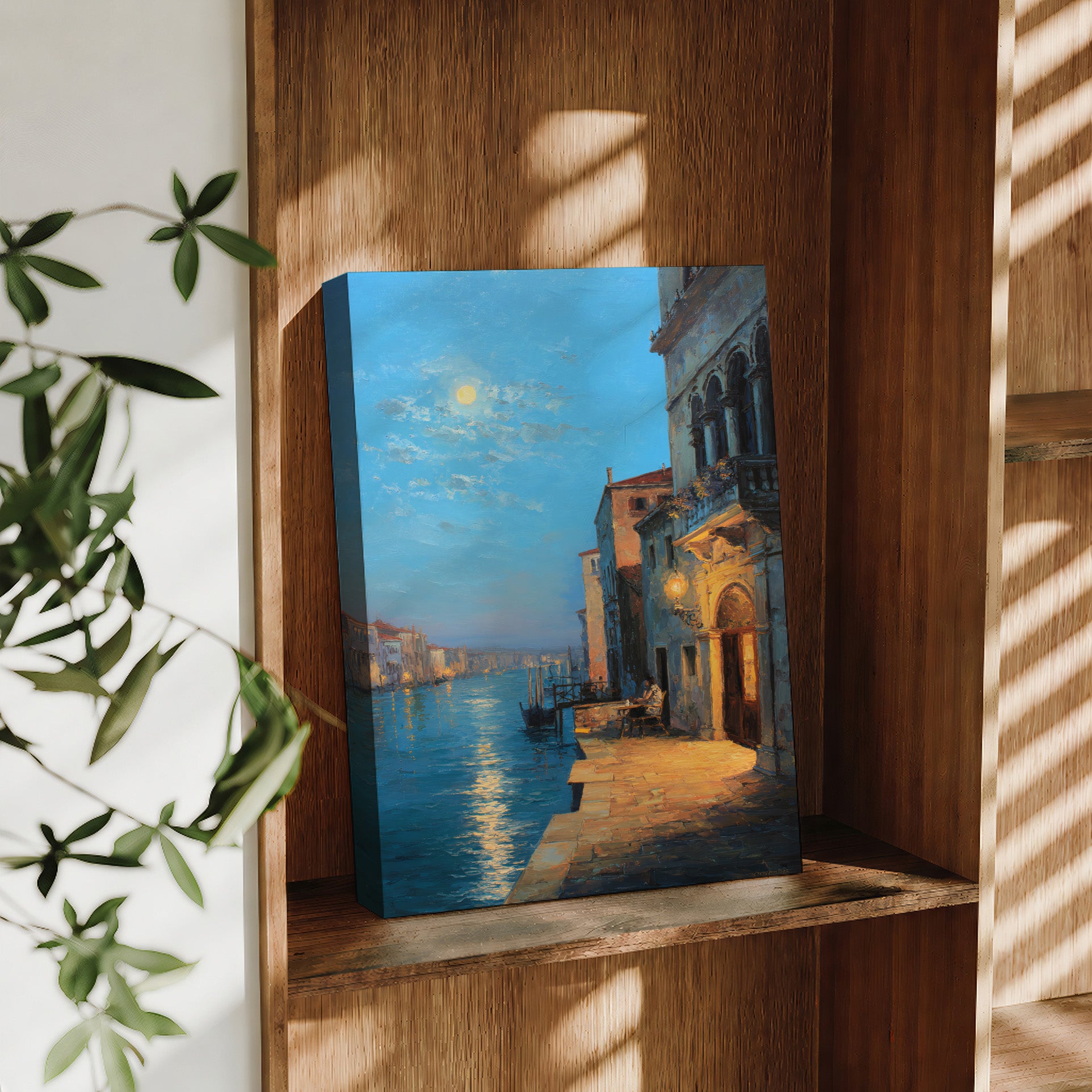 Fondamenta Burano Venetian large format wall art preview by Seji Art
