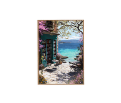 Provincetown Bookstore Cafe Wall Art Print poster original preview