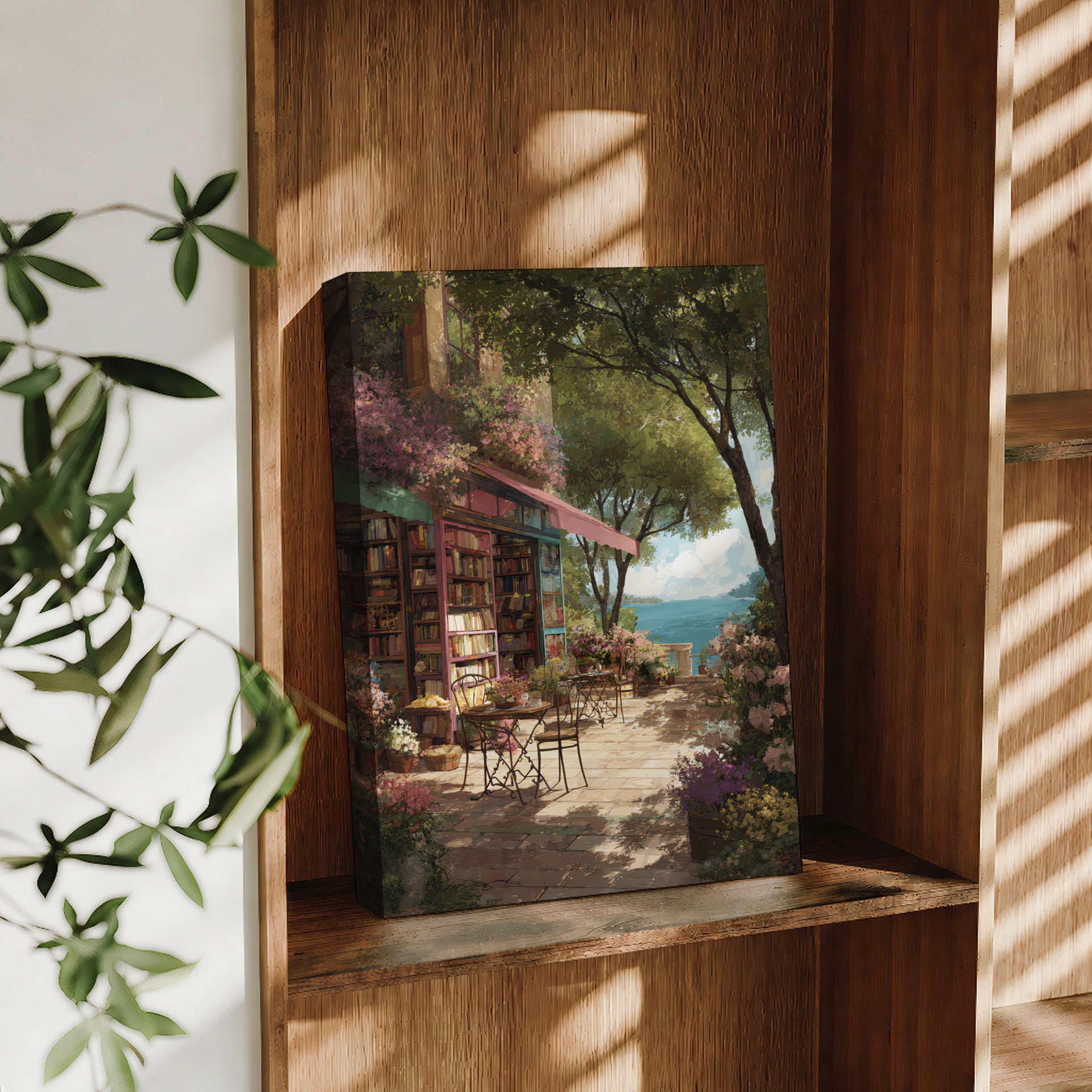 Annapolis Coastal Village large format wall art preview by Seji Art