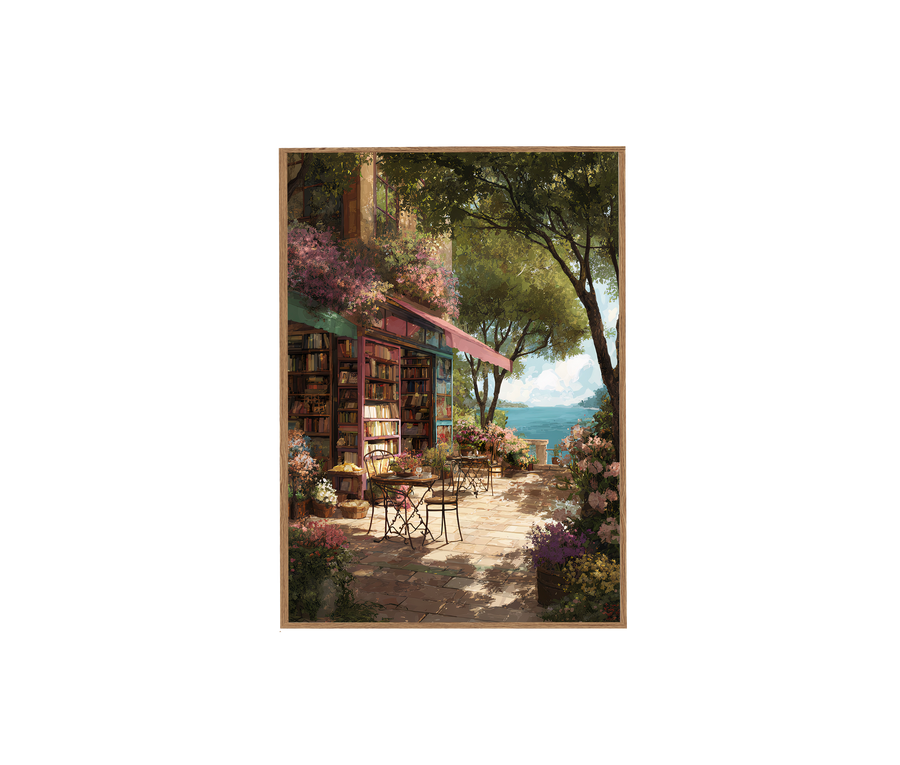 Annapolis Coastal Village wall art print by Seji Art