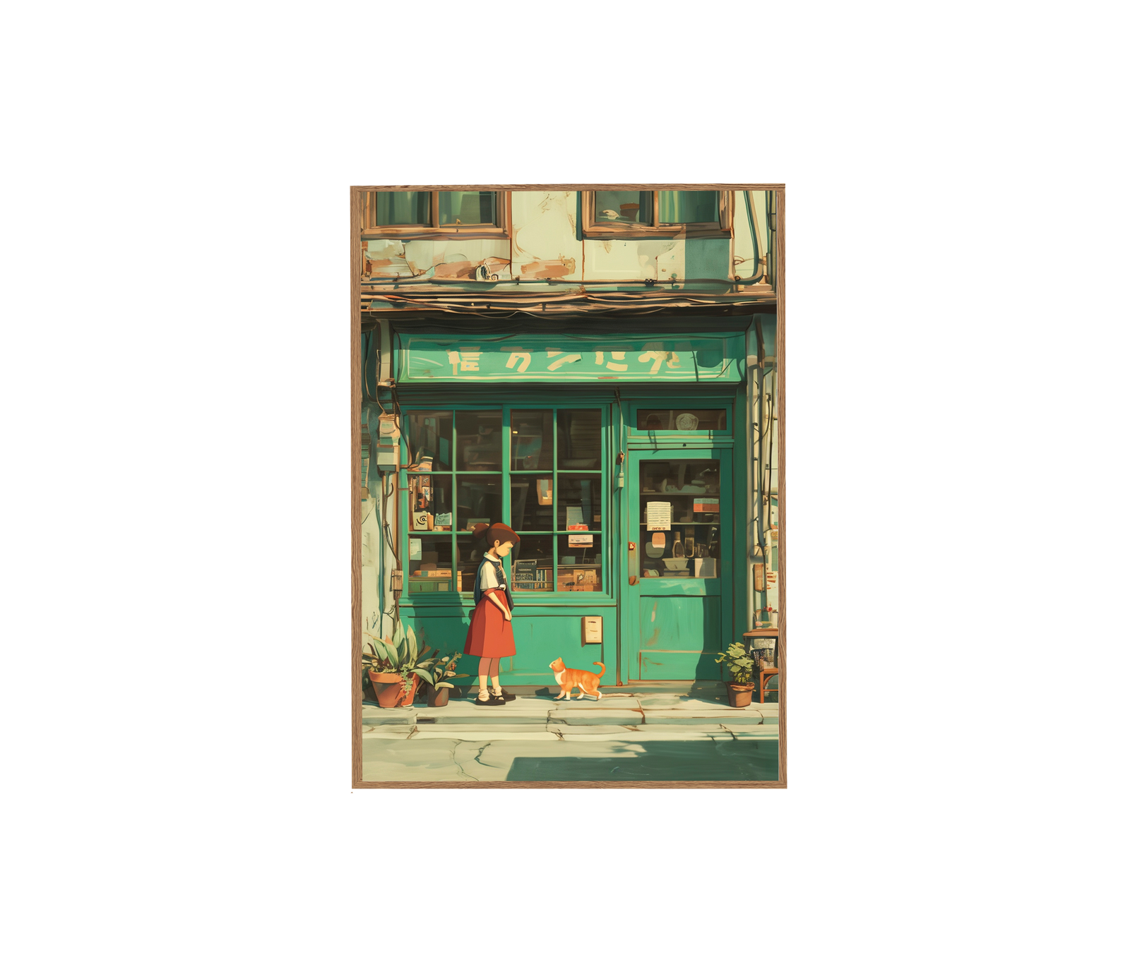 Edinburgh Cozy Bookstore Wall Art Print