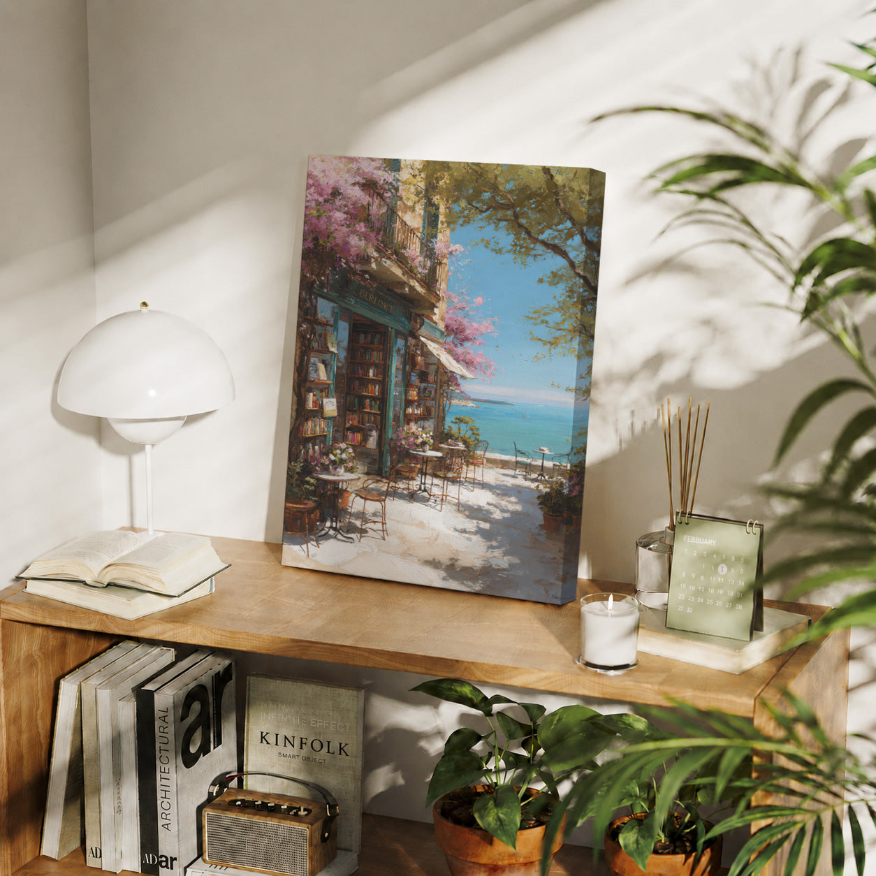 Kyoto Spring Bookstore gallery wall decor mockup by Seji Art