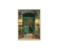 Couple Bookstore Art