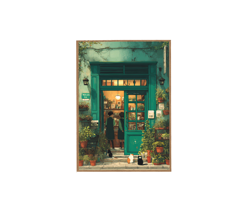 Notting Hill Bookstore Wall Art Print