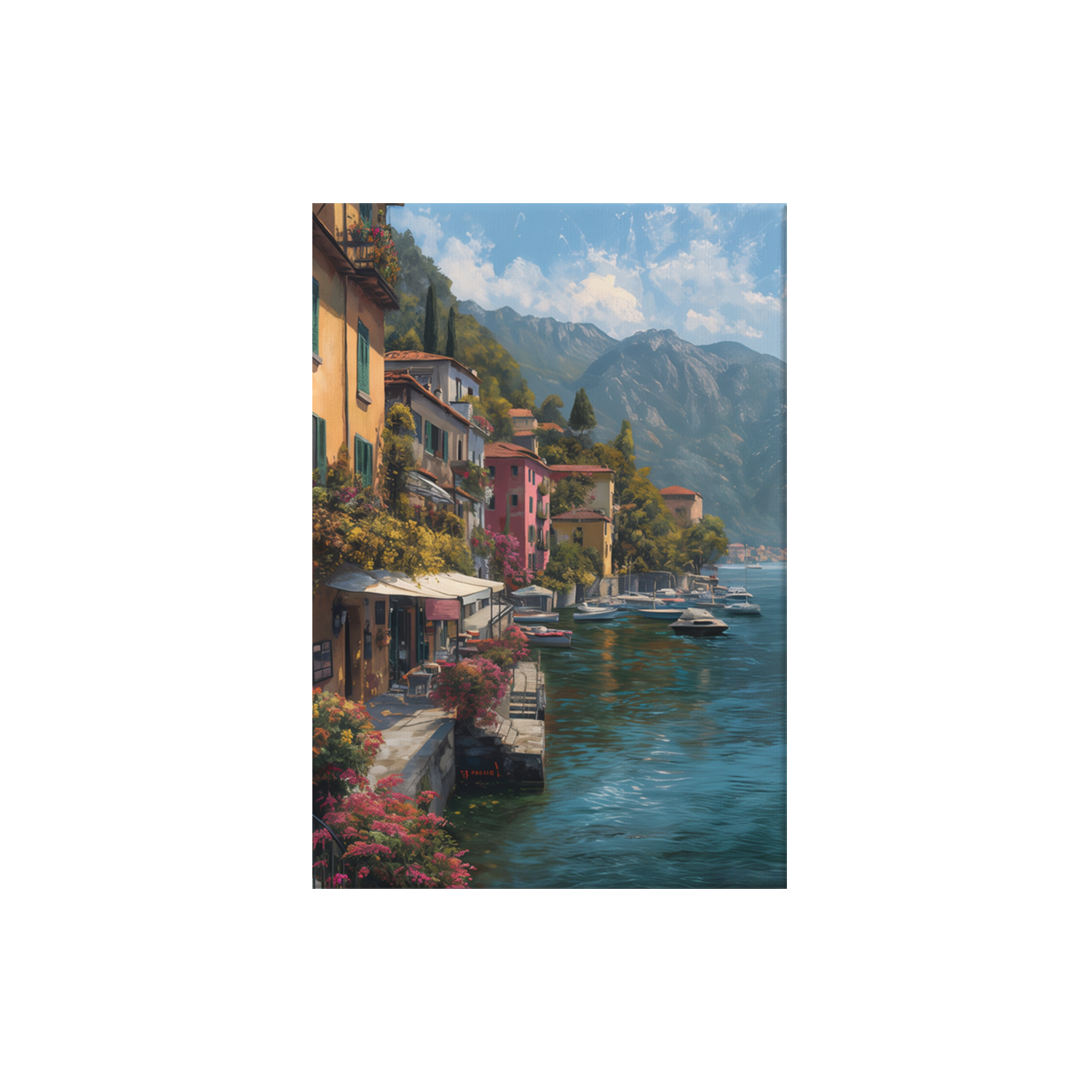 Avignon Provence Vineyard poster print preview by Seji Art
