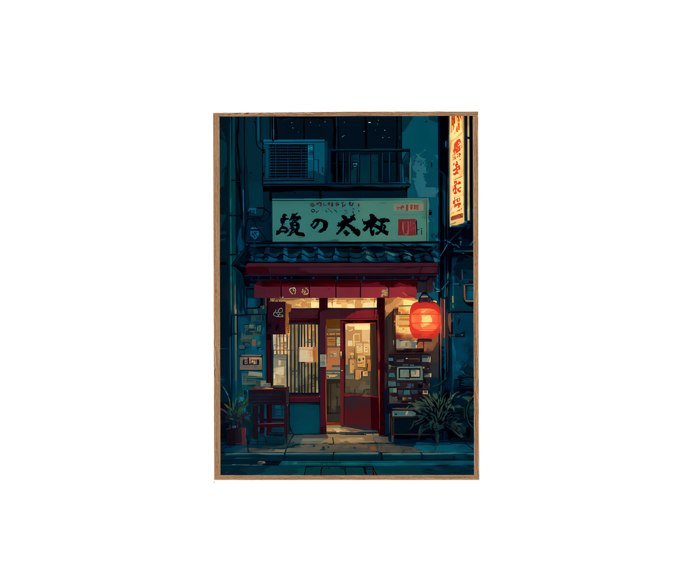 Midnight Ramen Shop Art
