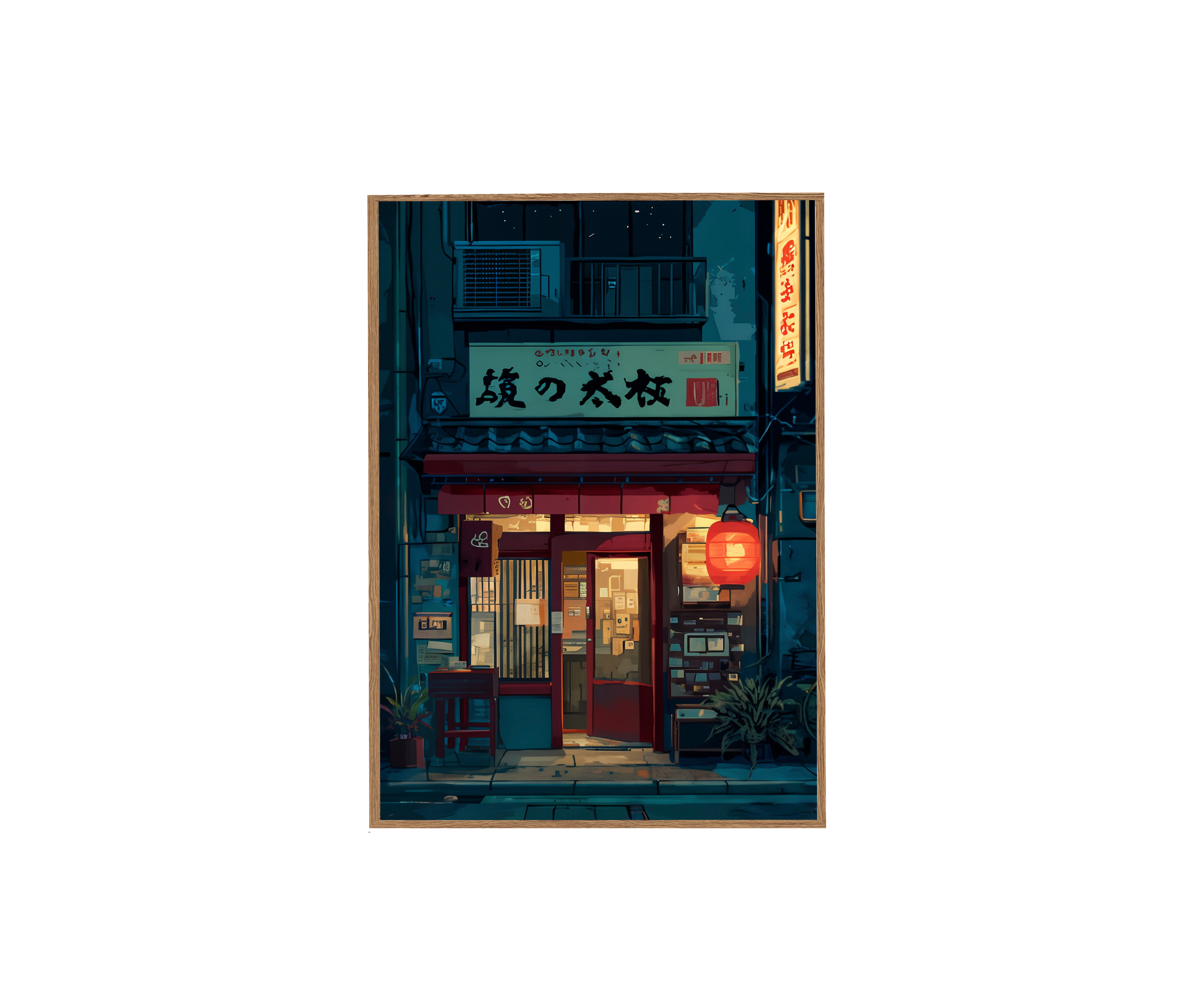 Midnight Ramen Shop Art