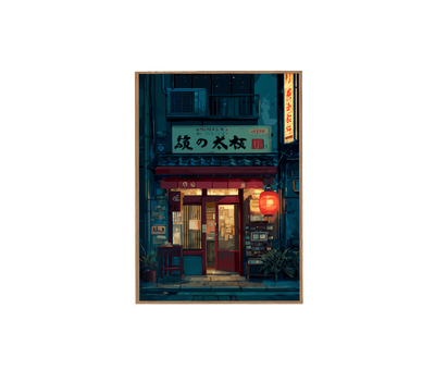 Midnight Ramen Shop Art