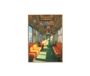 Takeshita Street Yamanote Line Subway Wall Art Print