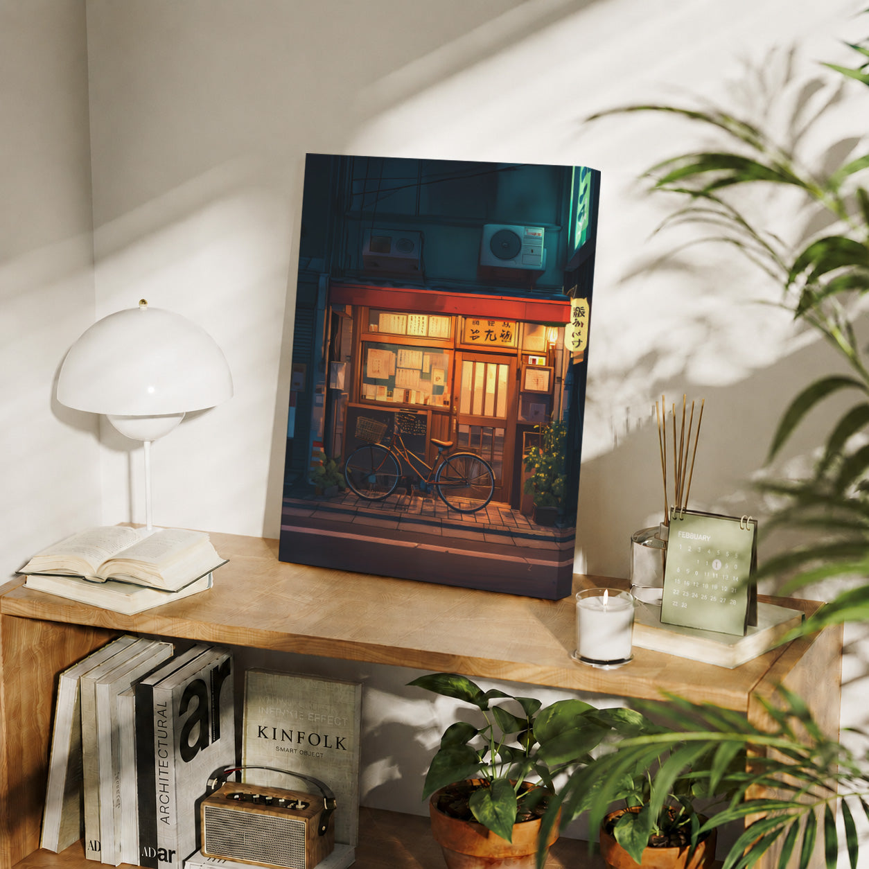 Dotonbori Local Ramen Shop gallery wall decor mockup by Seji Art