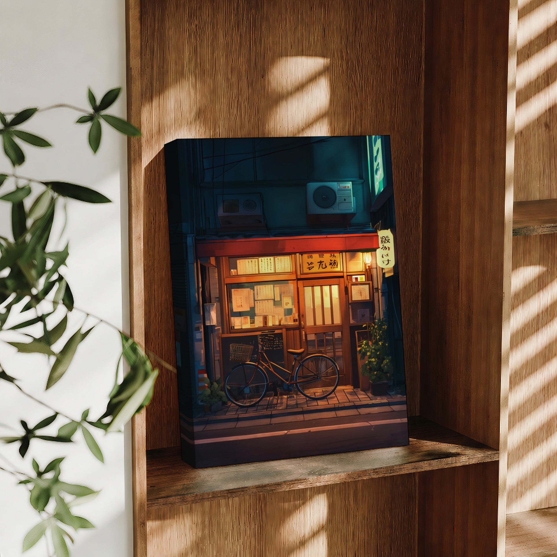Dotonbori Local Ramen Shop large format wall art preview by Seji Art