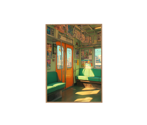 Shinkansen Tokyo Train Wall Art Print