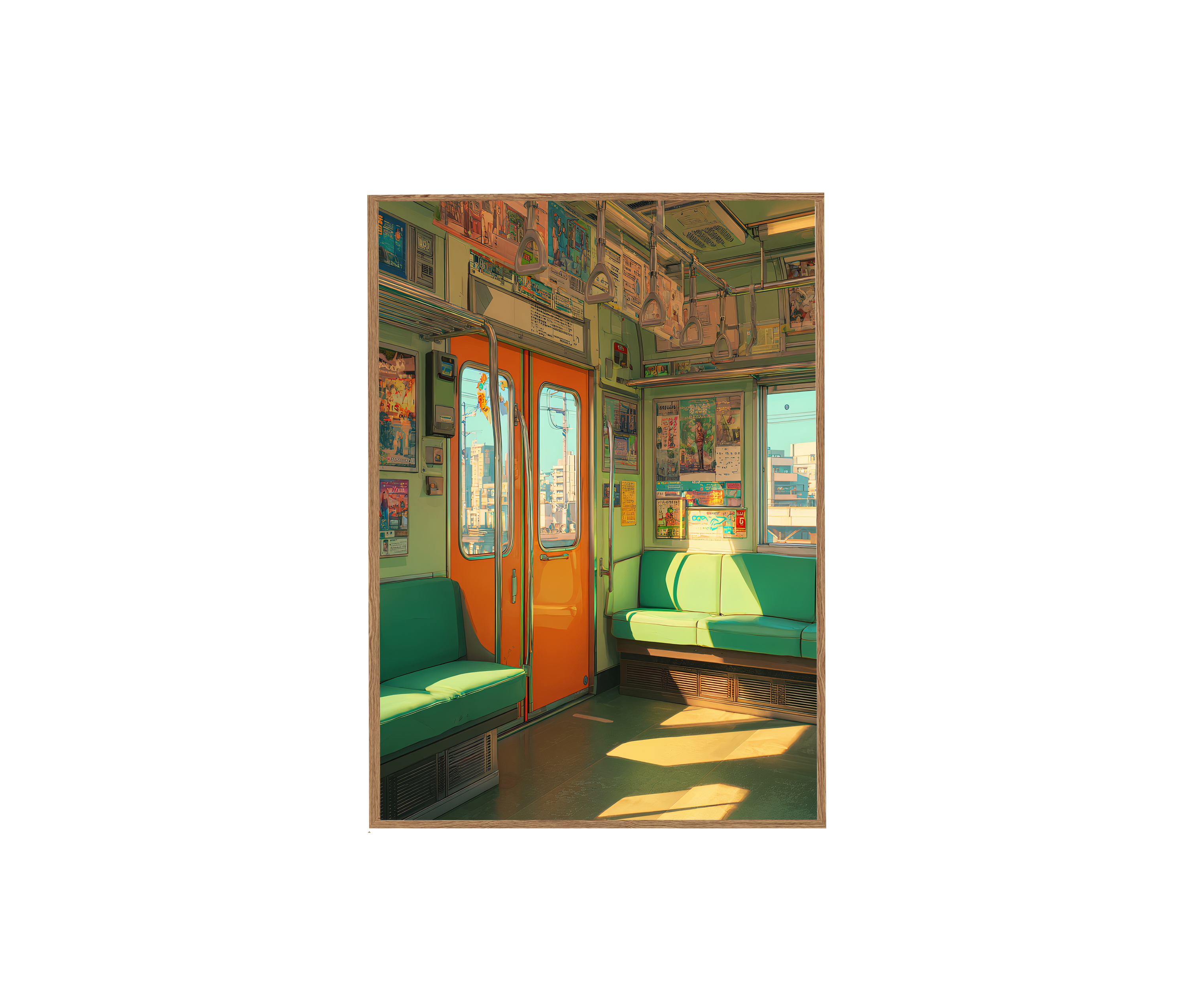 Tokyo Train Art