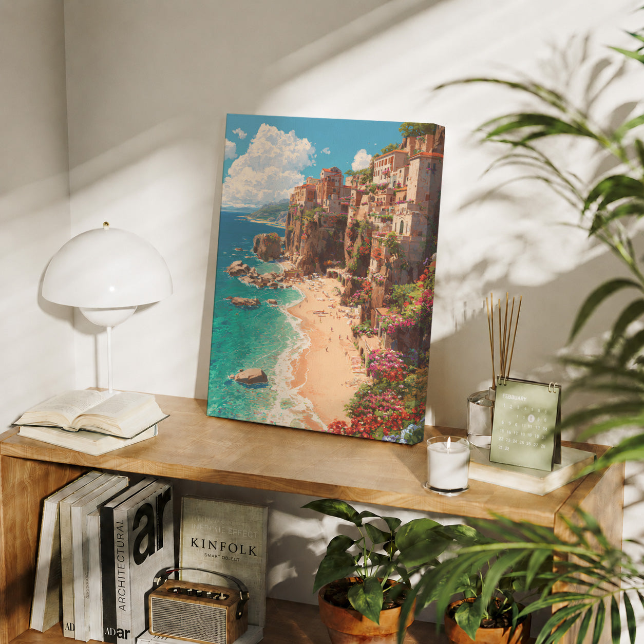 Eze Cliffside Beach Art-thumbmail-8