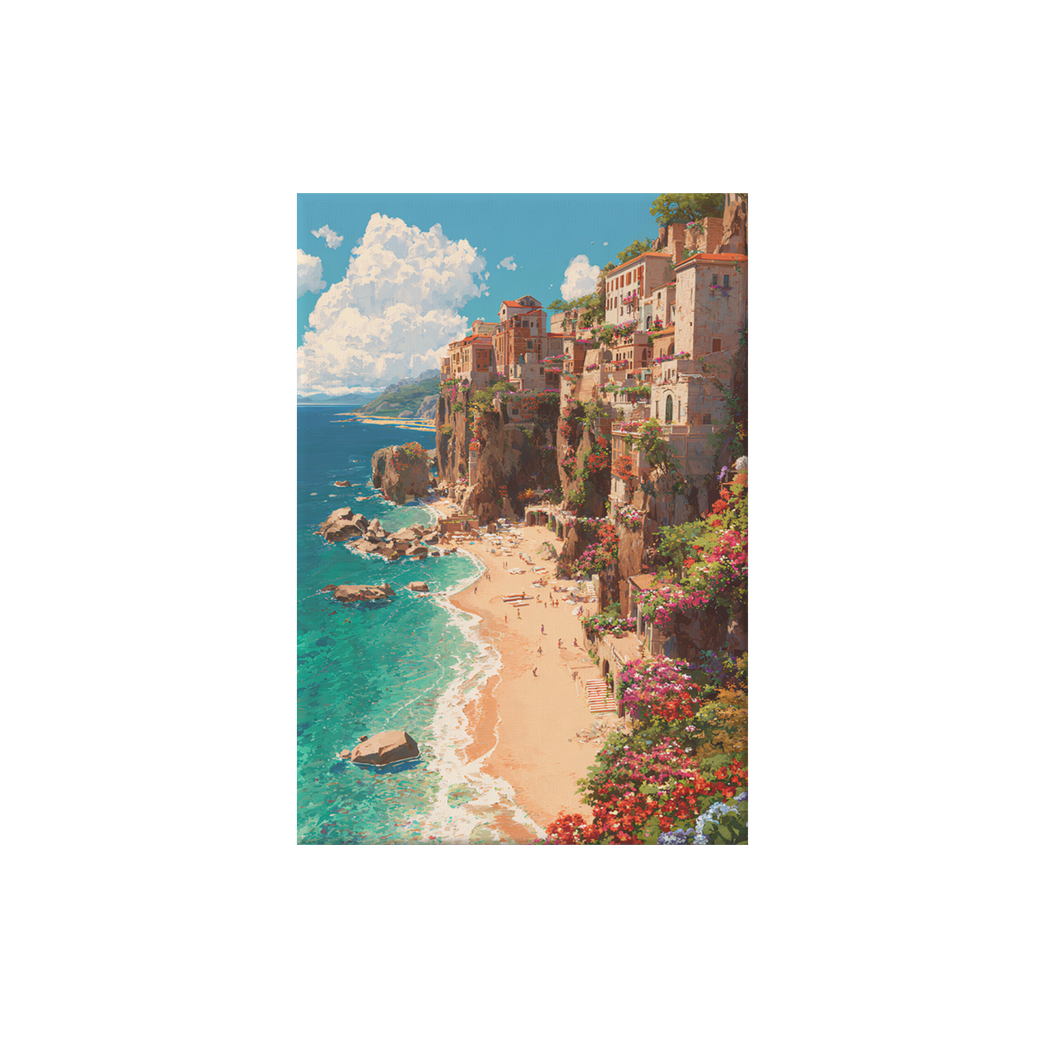 Eze Cliffside Beach Art-thumbmail-7