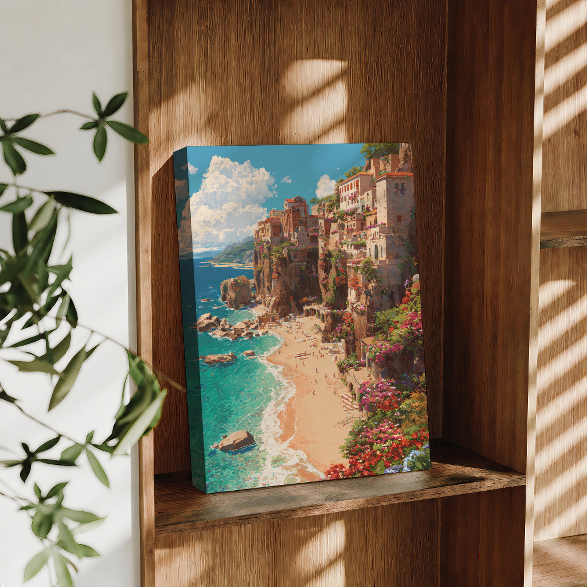 Eze Cliffside Beach Art-thumbmail-9