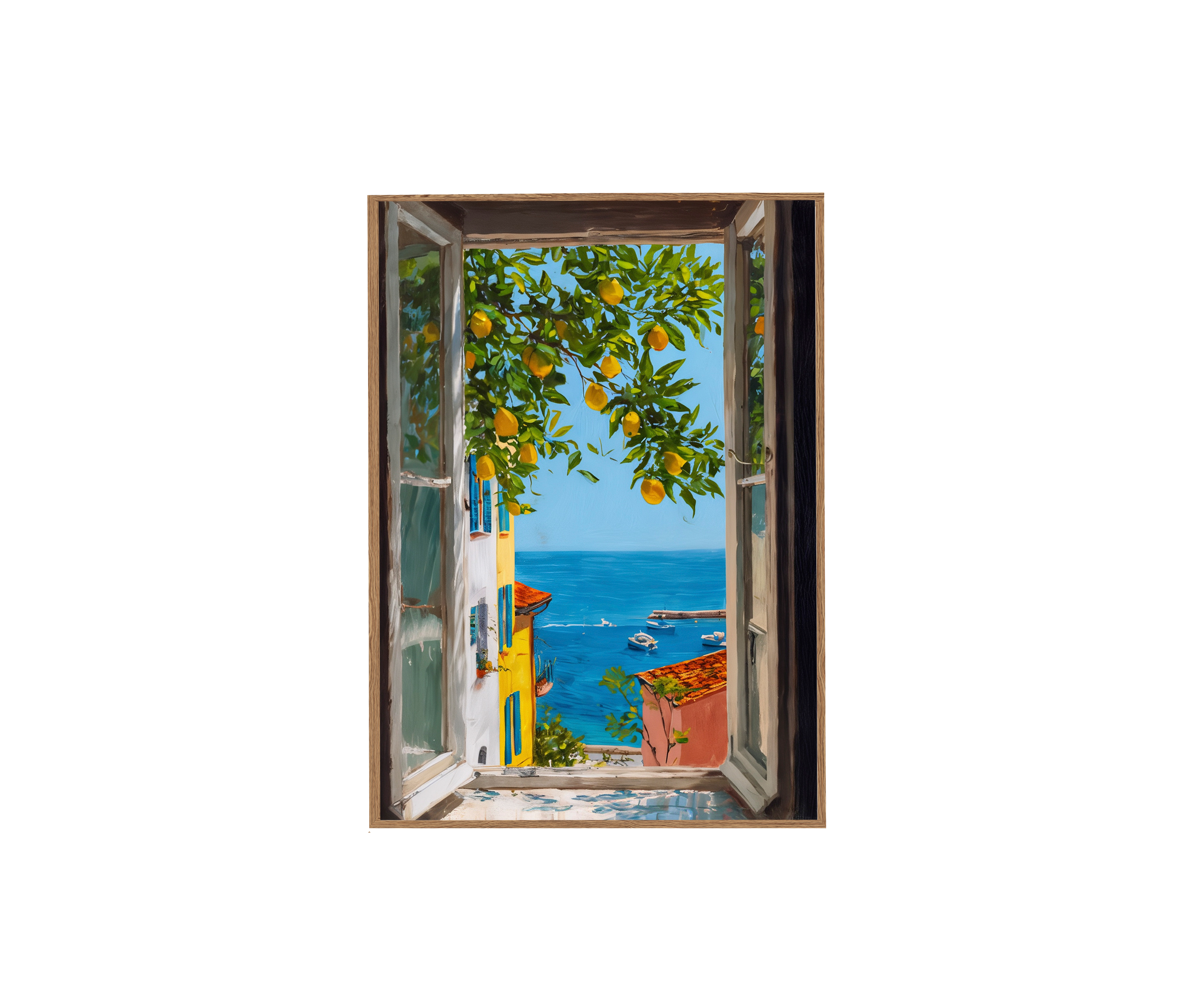 Lemon Tree Window Art