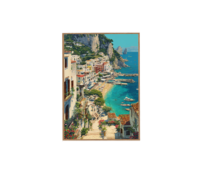 Mediterranean Marina Art