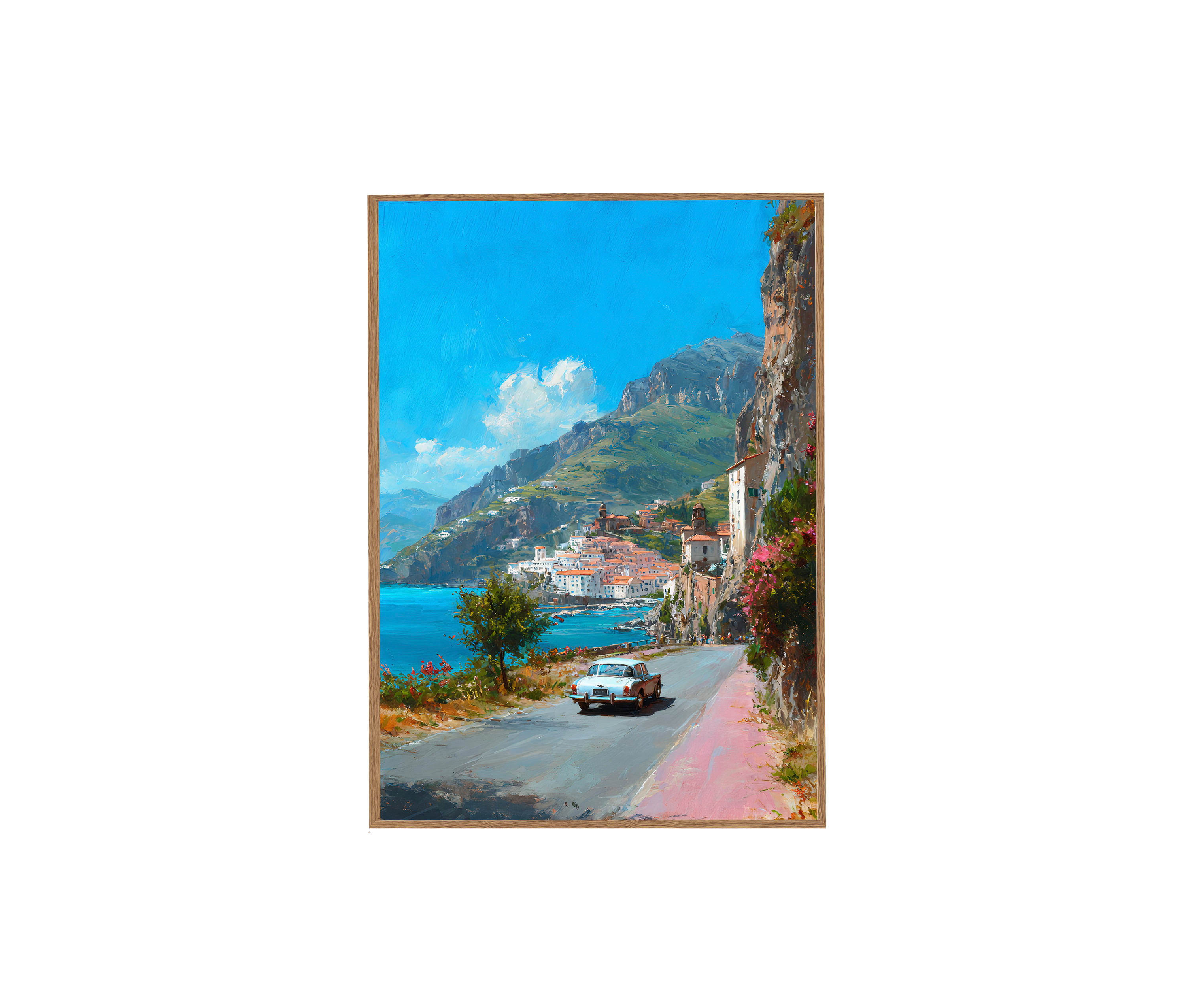 Amalfi Coast Drive Art