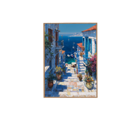 European Coastal Village Art