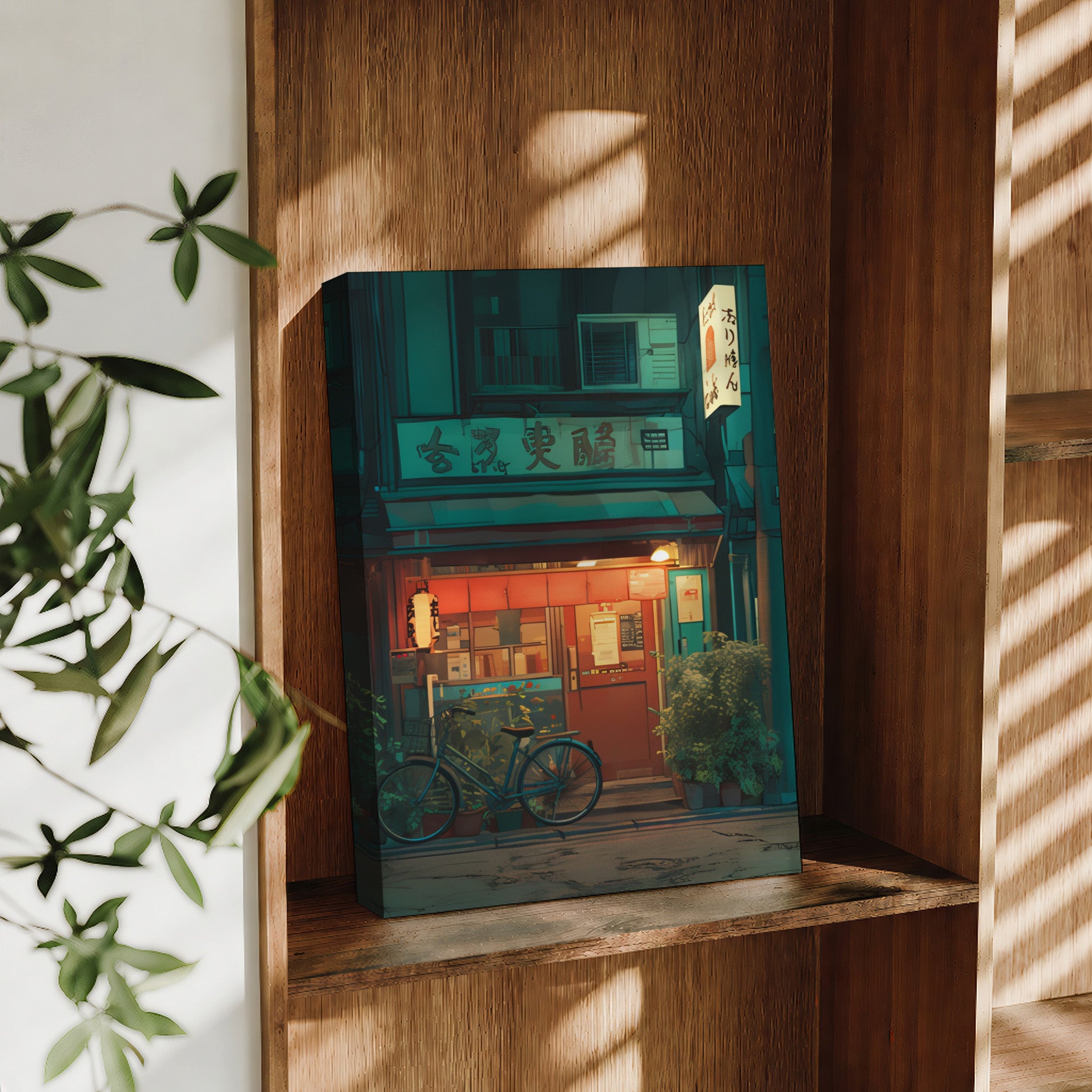 Kitazawa Tokyo Shimokitazawa large format wall art preview by Seji Art