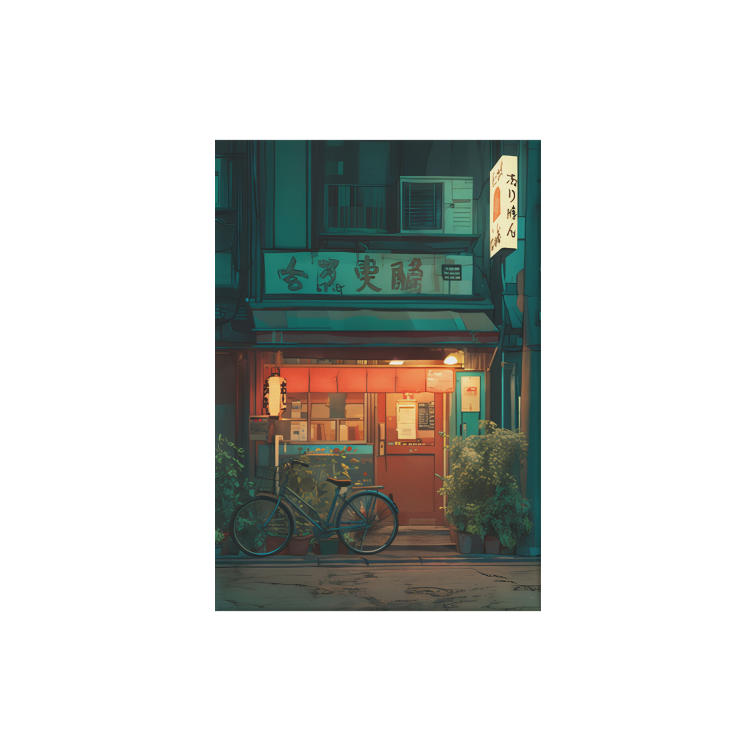 Kitazawa Tokyo Shimokitazawa poster print preview by Seji Art