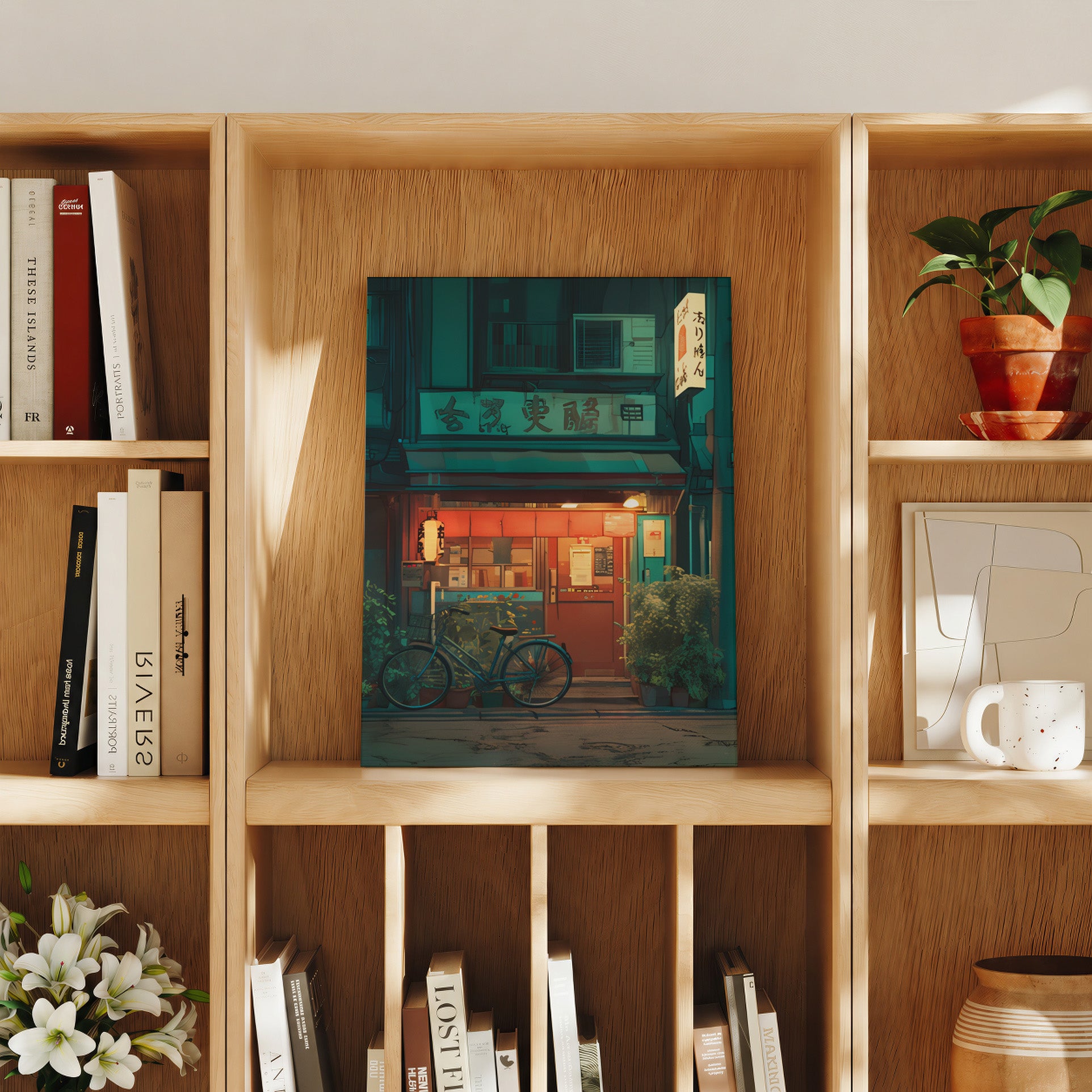 Kitazawa Tokyo Shimokitazawa travel art print product preview by Seji Art